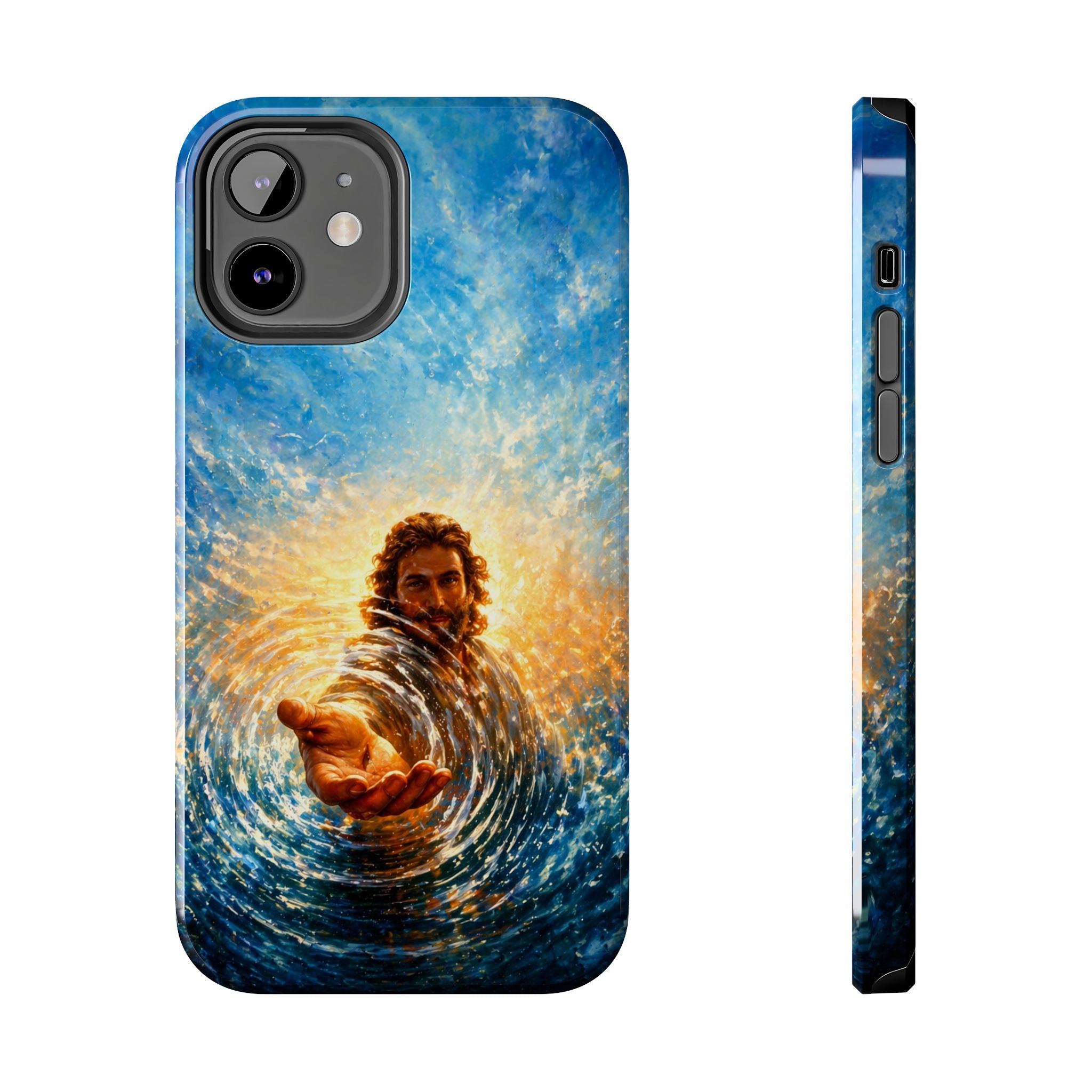 Phone Case — Inspirational Jesus Reach Design, Protective Tough Christian iPhone Cover