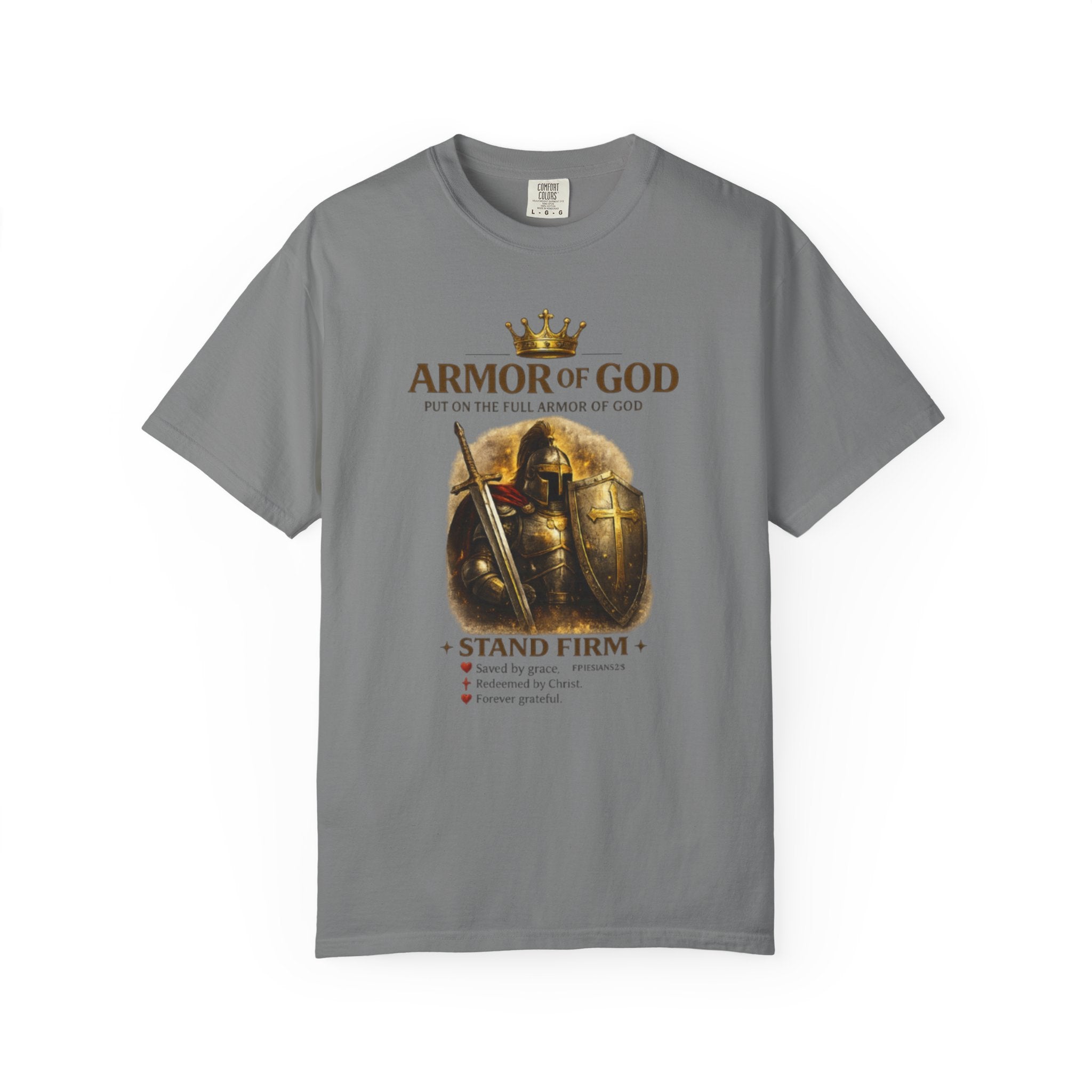 Armor of God T‑Shirt — Stand Firm Christian Faith Tee