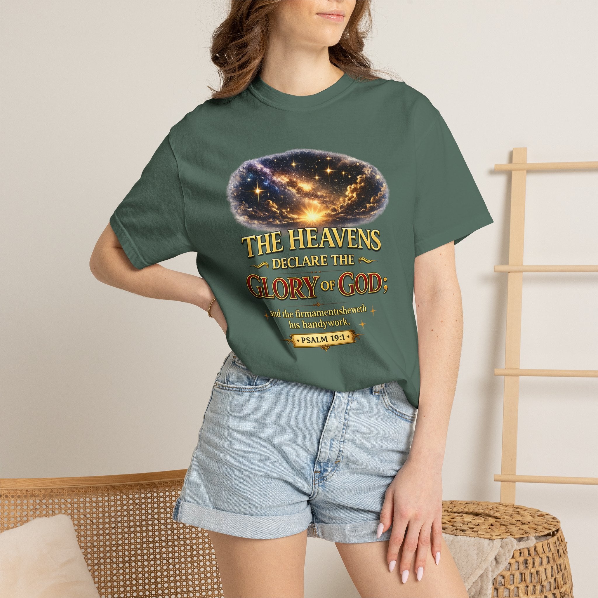 Psalm 19 'The Heavens Declare the Glory of God' T-Shirt