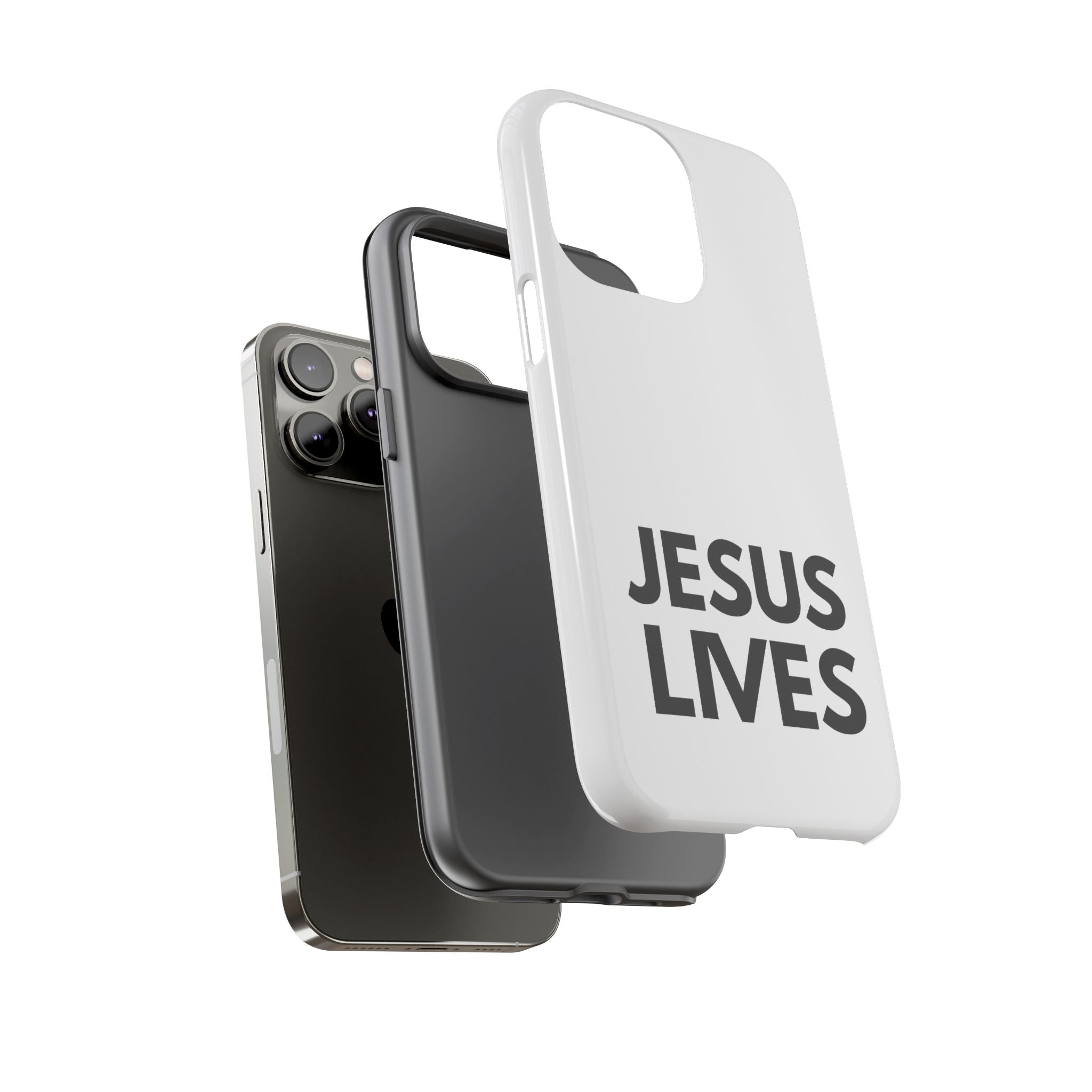 Jesus Lives Phone Case — Christian Faith Protective Phone Cover