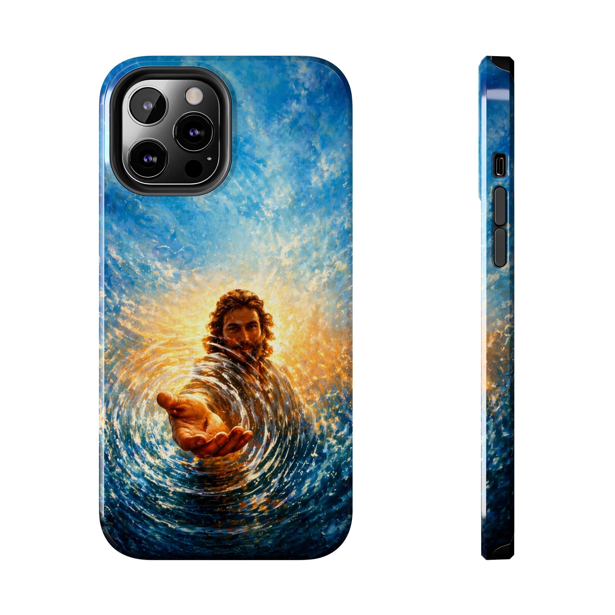 Phone Case — Inspirational Jesus Reach Design, Protective Tough Christian iPhone Cover
