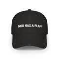 Baseball Cap — "God Has a Plan" Embroidered Faith Hat
