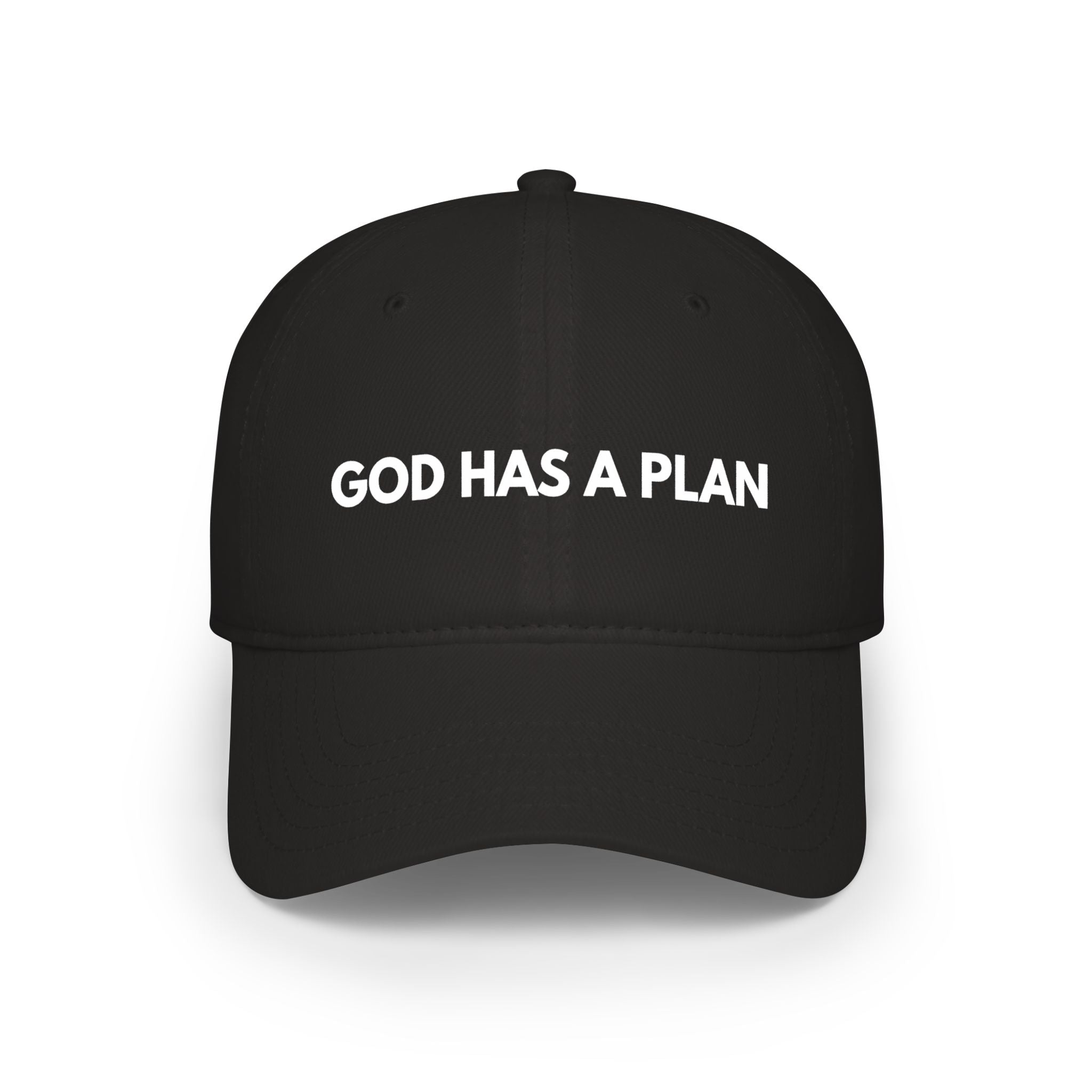 Baseball Cap — "God Has a Plan" Embroidered Faith Hat