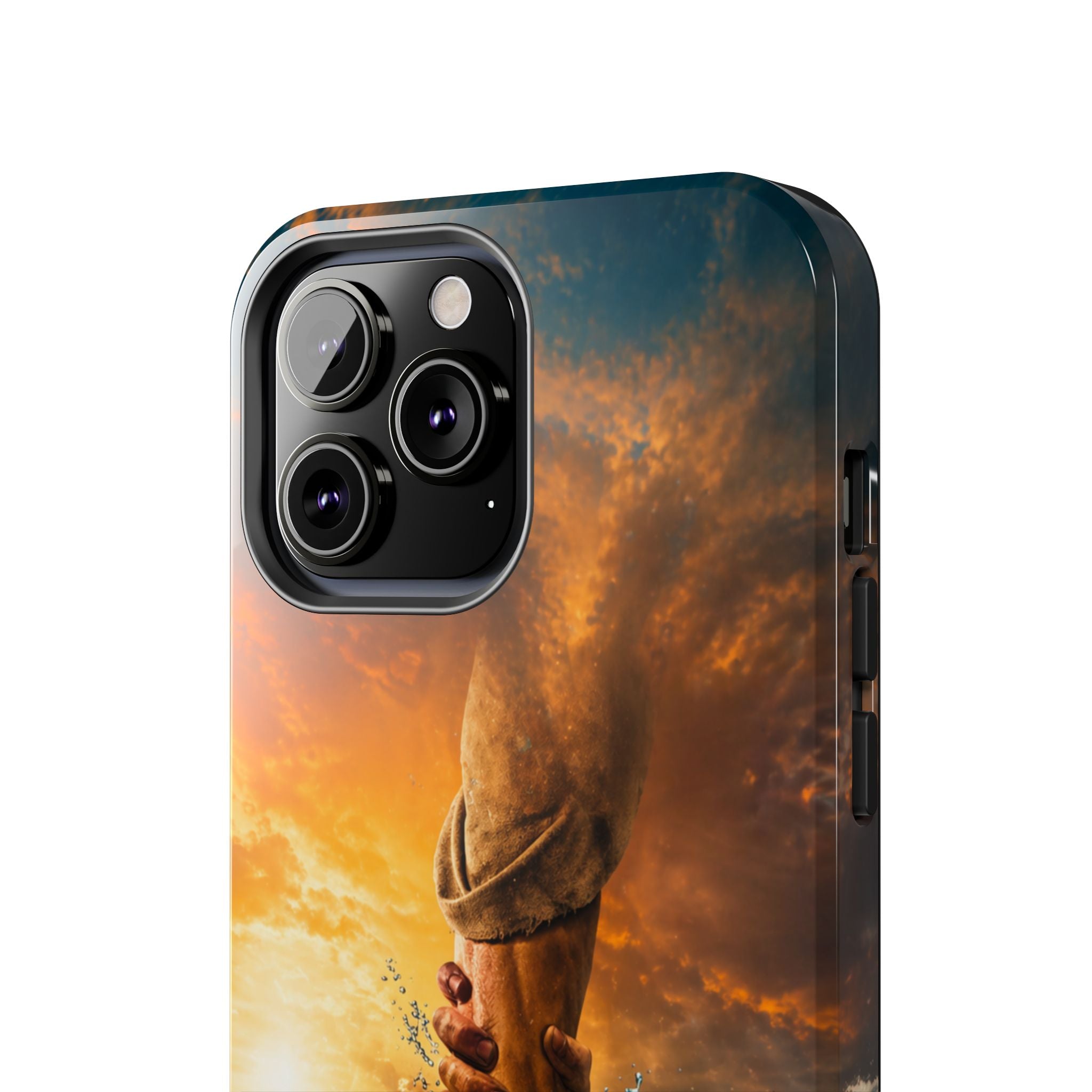 Phone Case — 'He Will Lift You' Inspirational Rescue Design