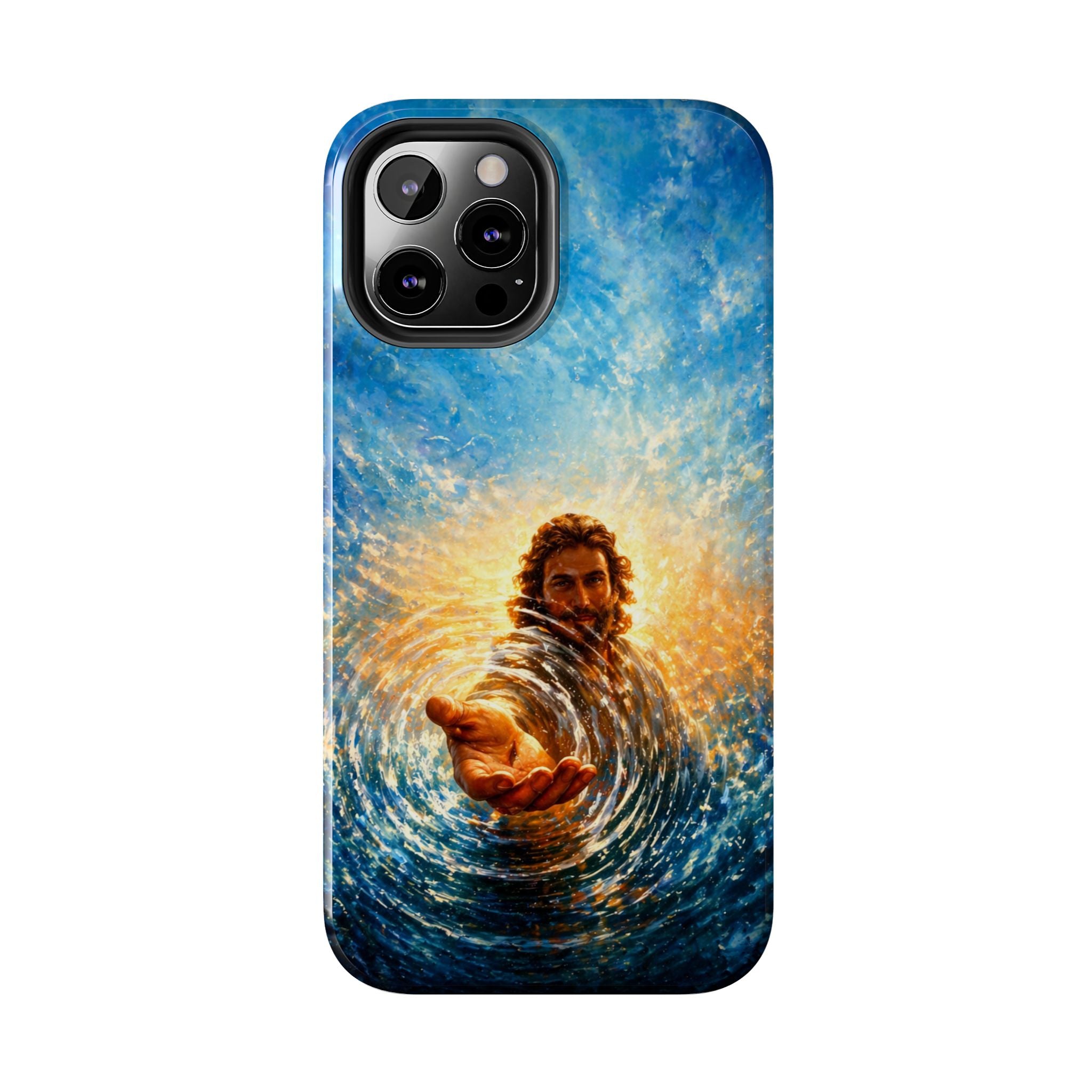 Phone Case — Inspirational Jesus Reach Design, Protective Tough Christian iPhone Cover