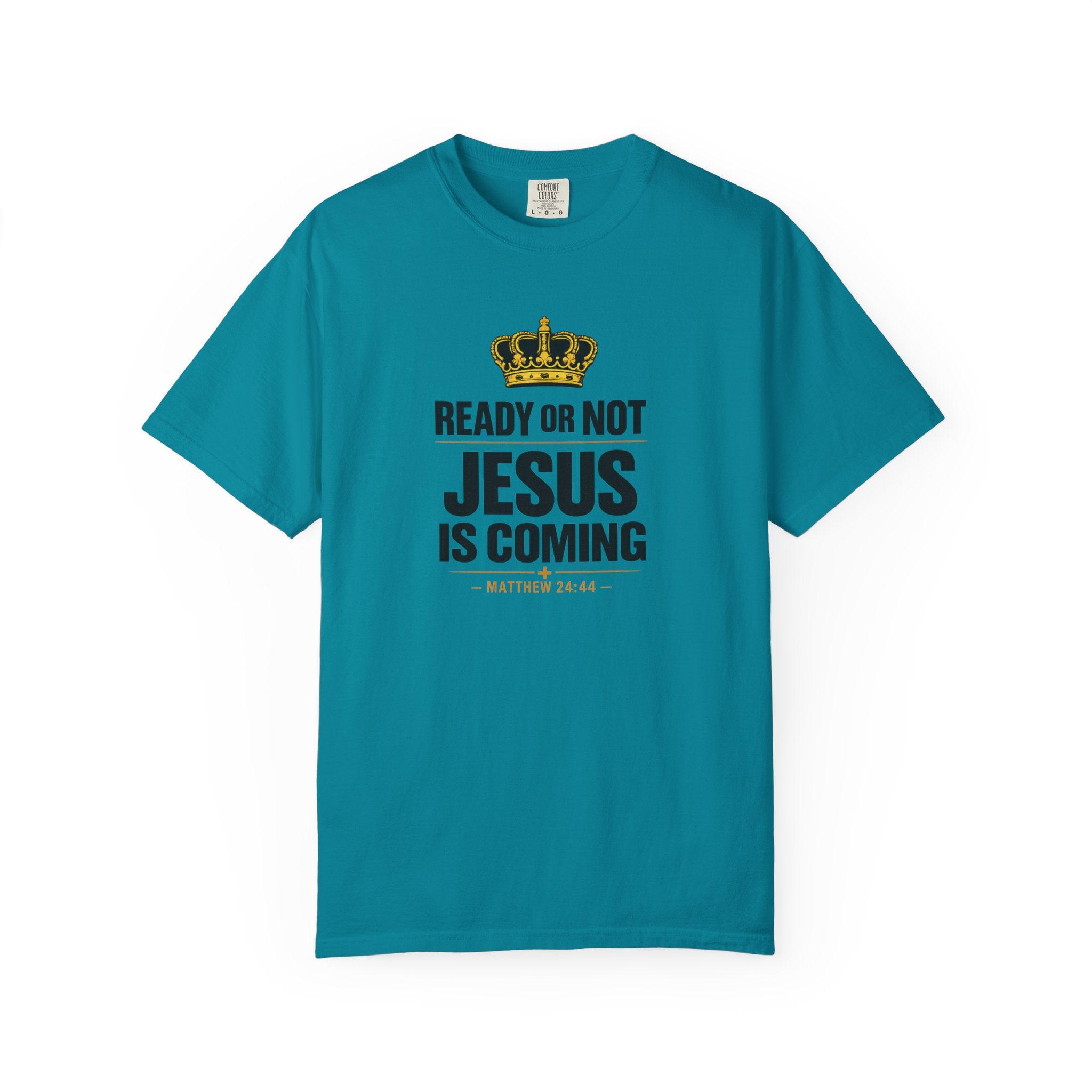 Jesus Is Coming T-Shirt — "Ready or Not" Christian Faith Tee
