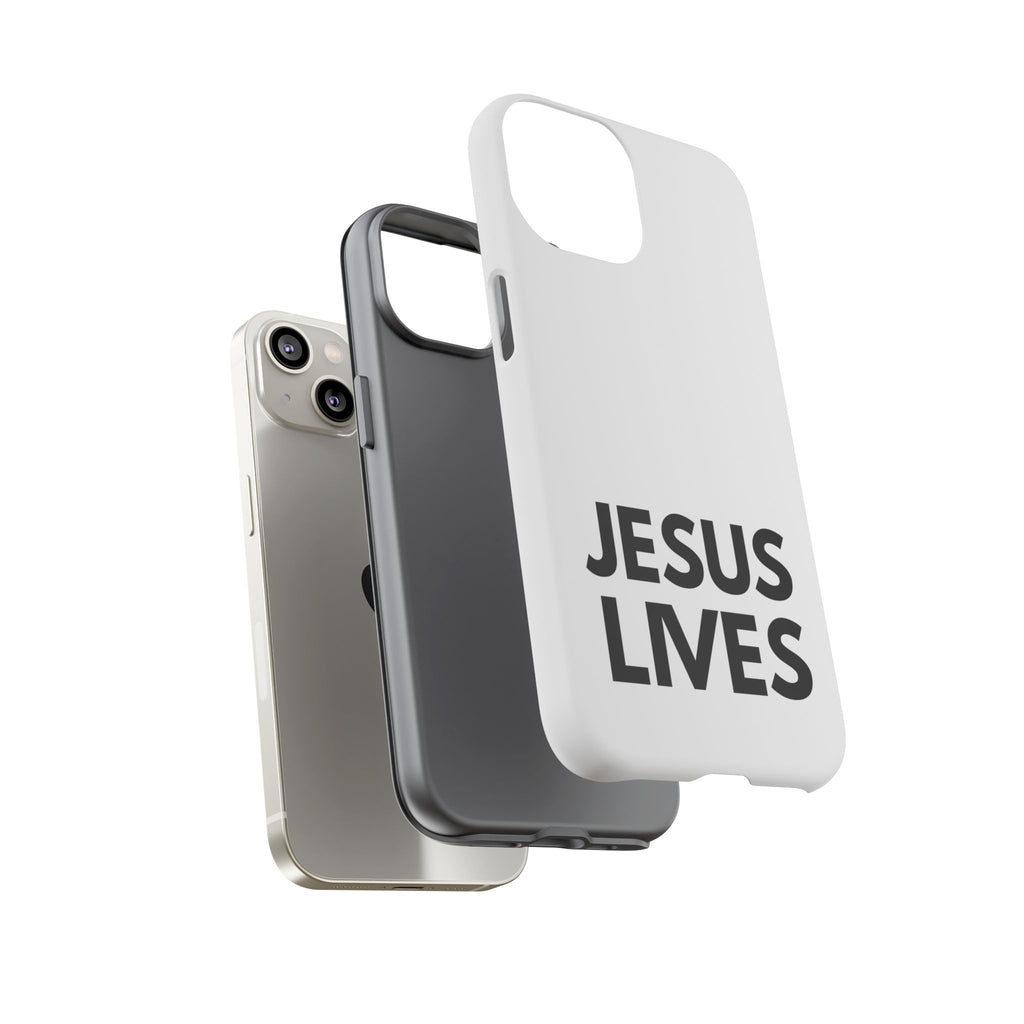 Jesus Lives Phone Case — Christian Faith Protective Phone Cover