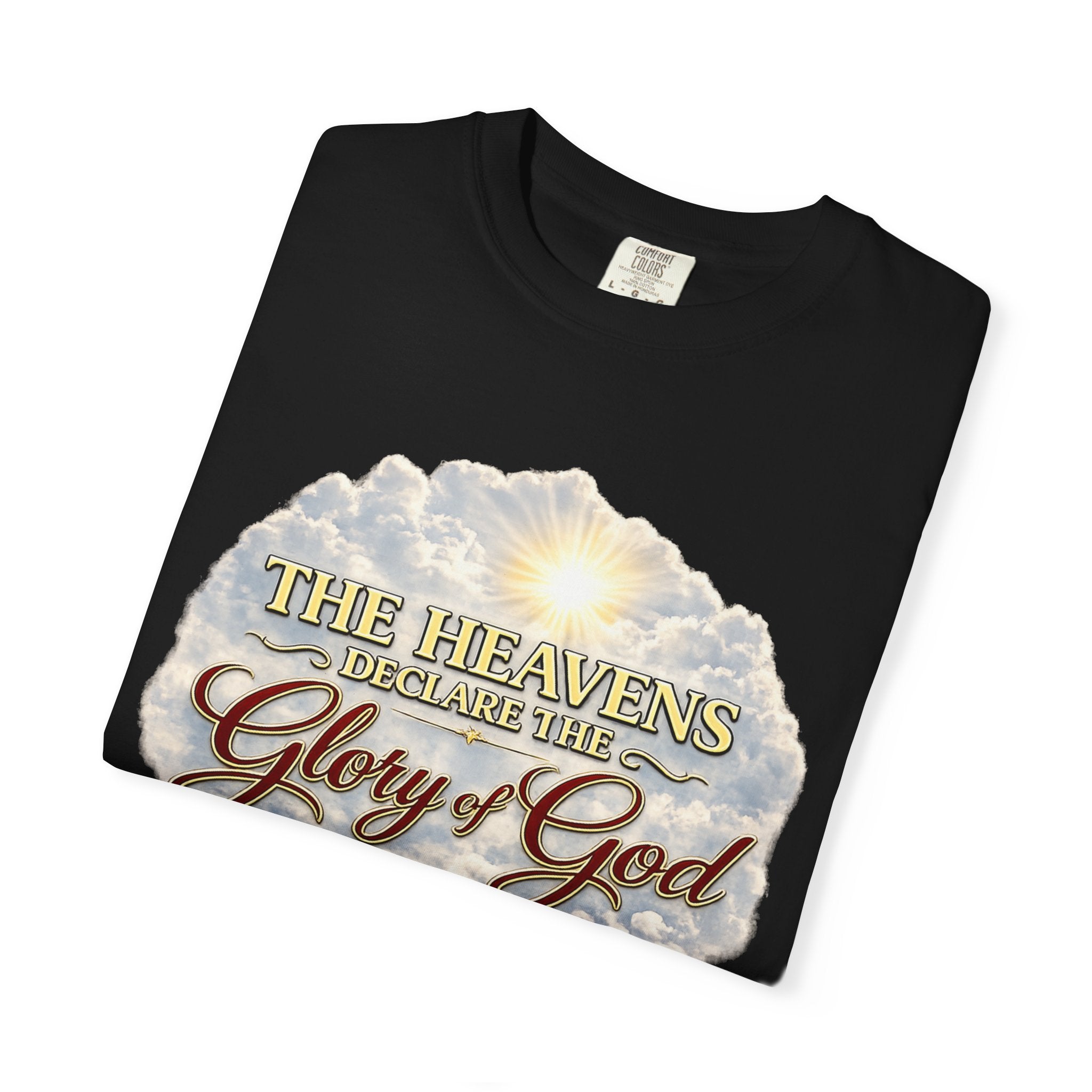 Glory of God T-Shirt — Psalm 19:1 Inspirational Christian Tee