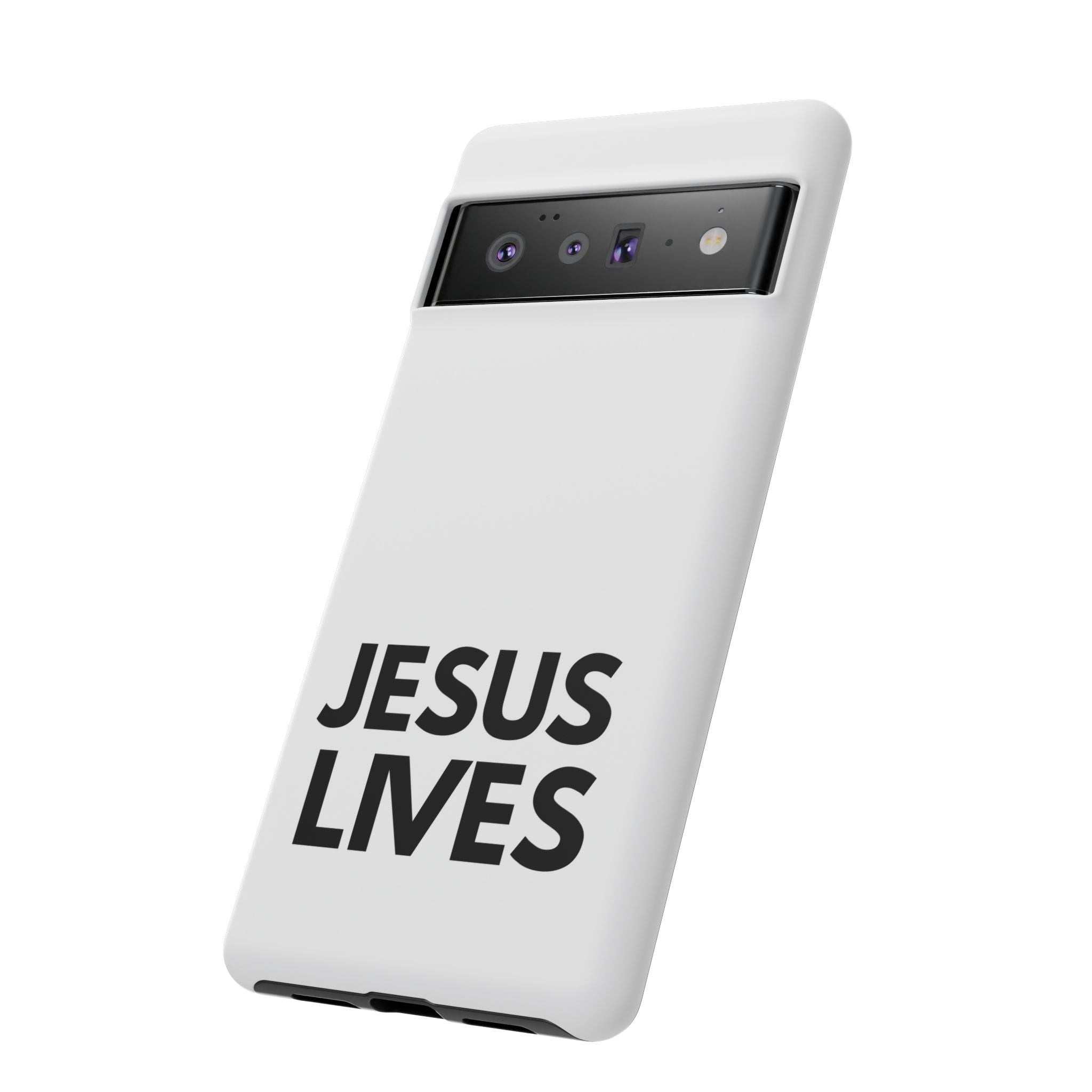 Jesus Lives Phone Case — Christian Faith Protective Phone Cover