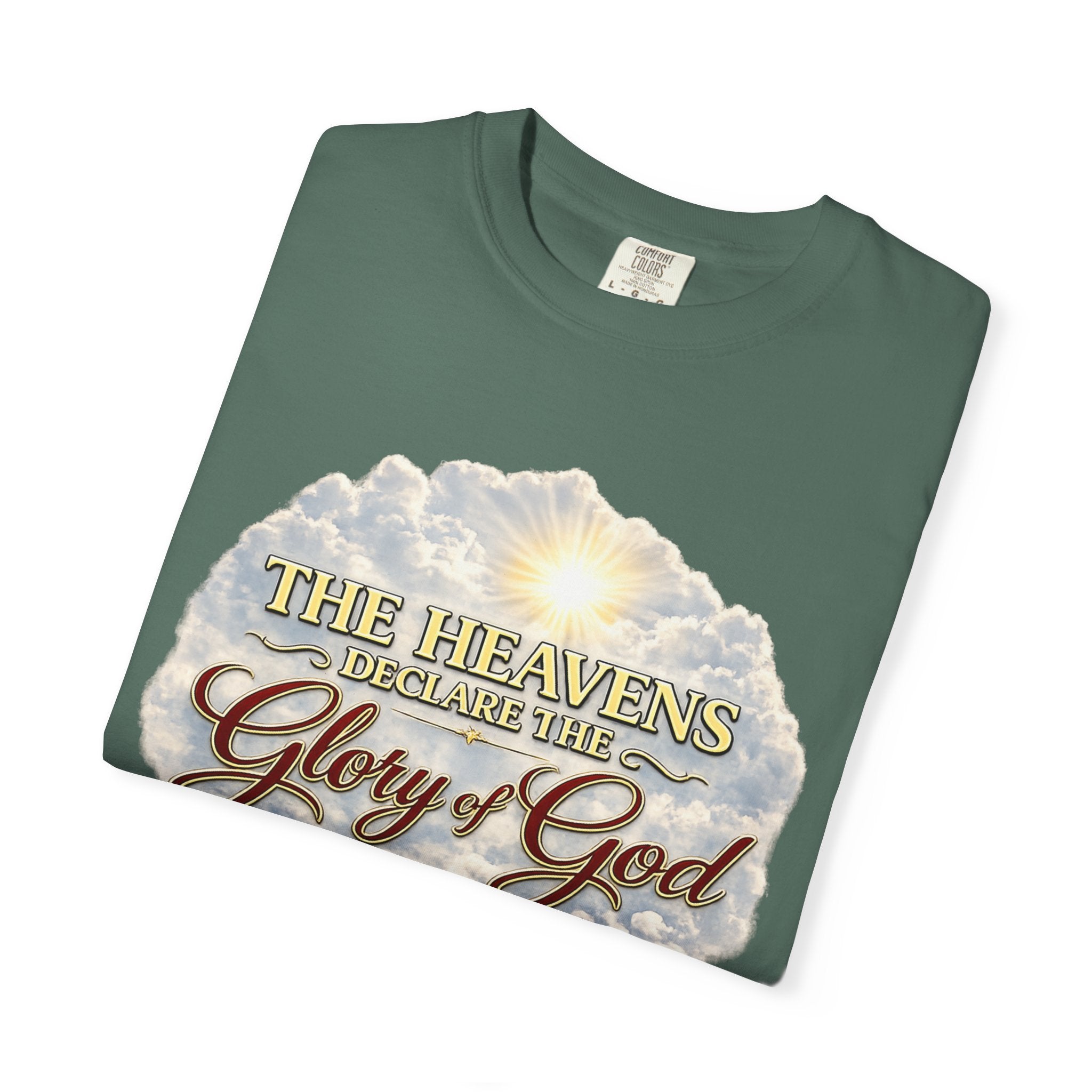 Glory of God T-Shirt — Psalm 19:1 Inspirational Christian Tee