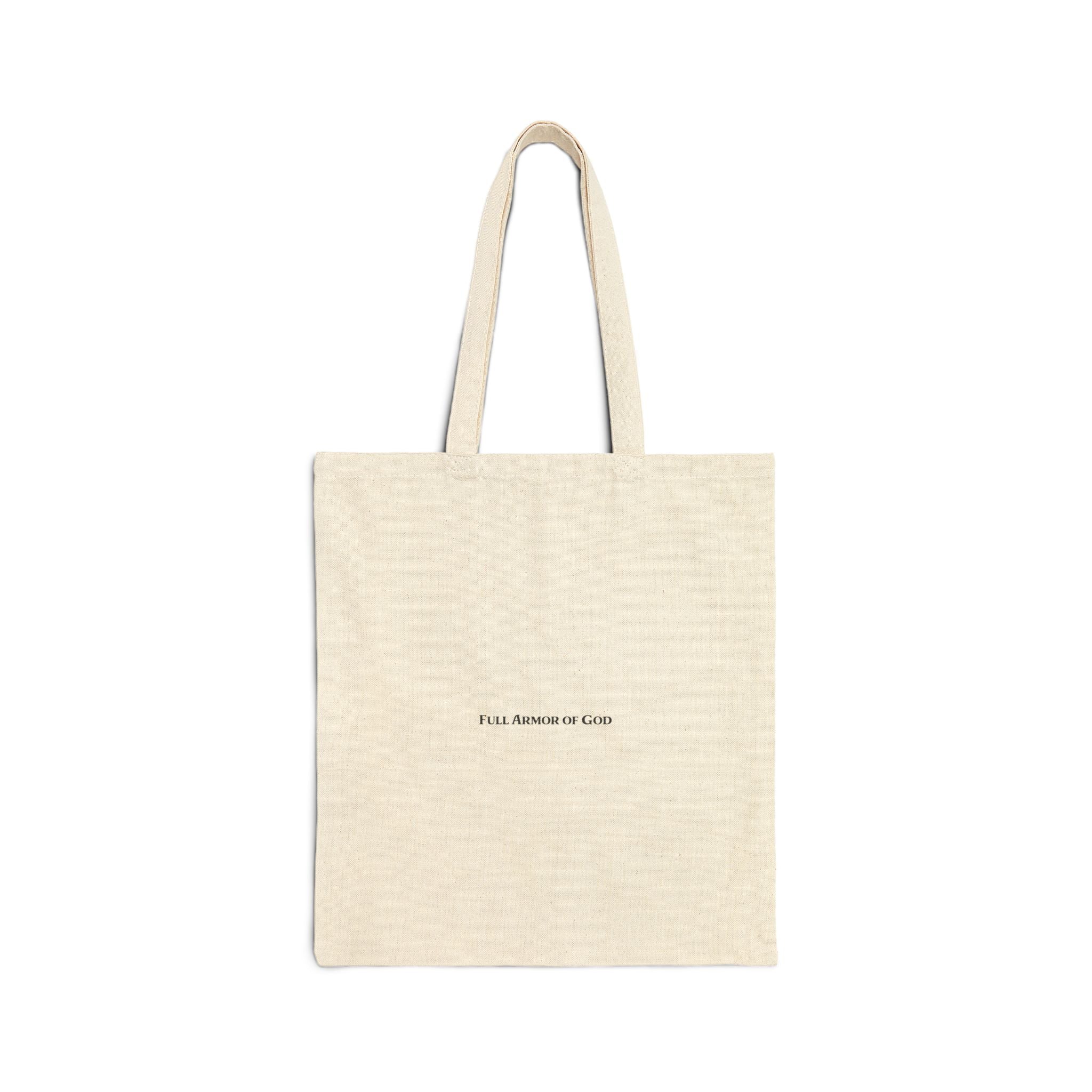 Tote Bag — "This Book Will Keep You From Sin" Inspirational Bible Quote Canvas Tote