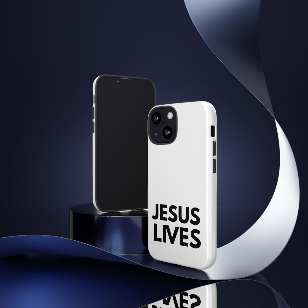 Jesus Lives Phone Case — Christian Faith Protective Phone Cover