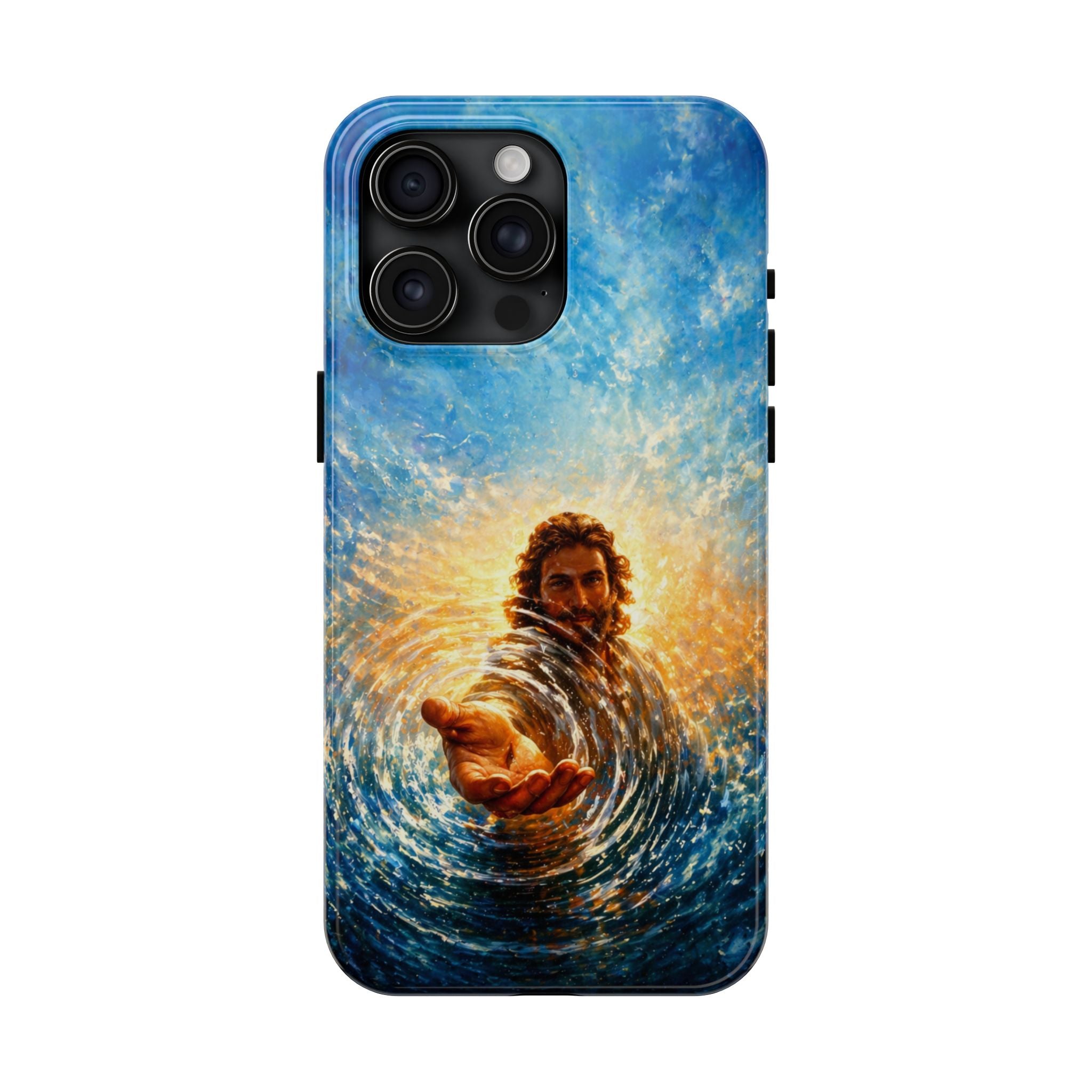 Phone Case — Inspirational Jesus Reach Design, Protective Tough Christian iPhone Cover
