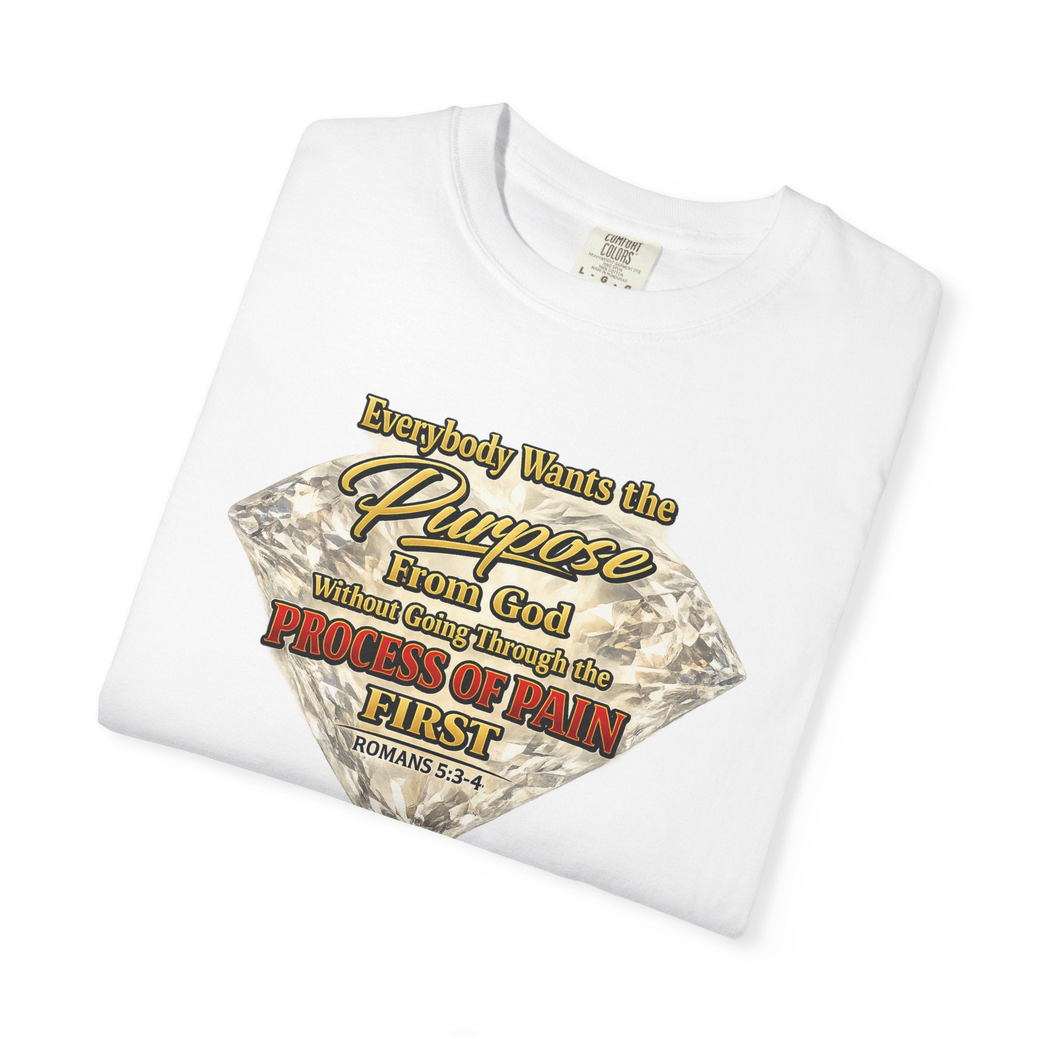 Faith Diamond T-Shirt — "Purpose From God" Inspirational Christian Tee