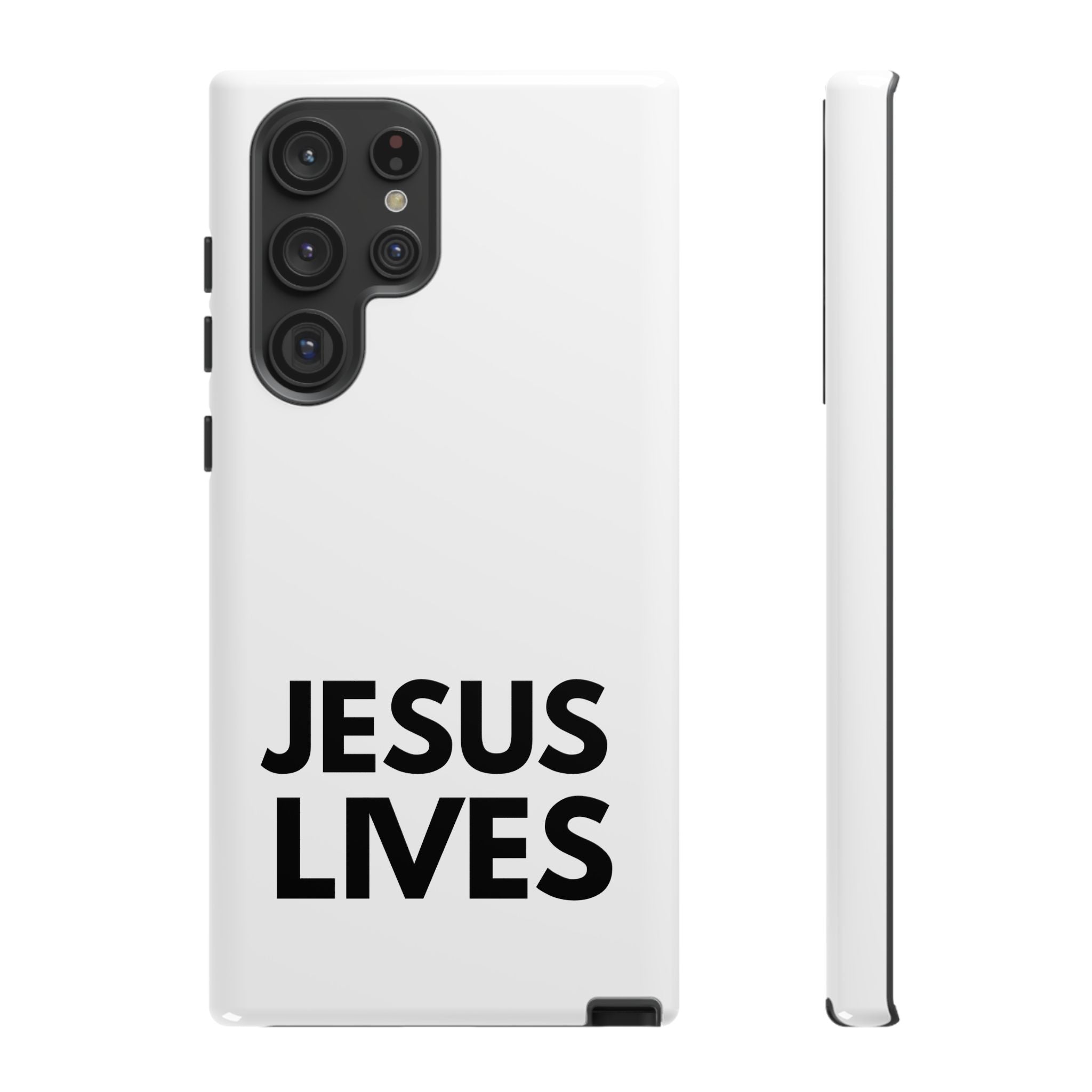 Jesus Lives Phone Case — Christian Faith Protective Phone Cover