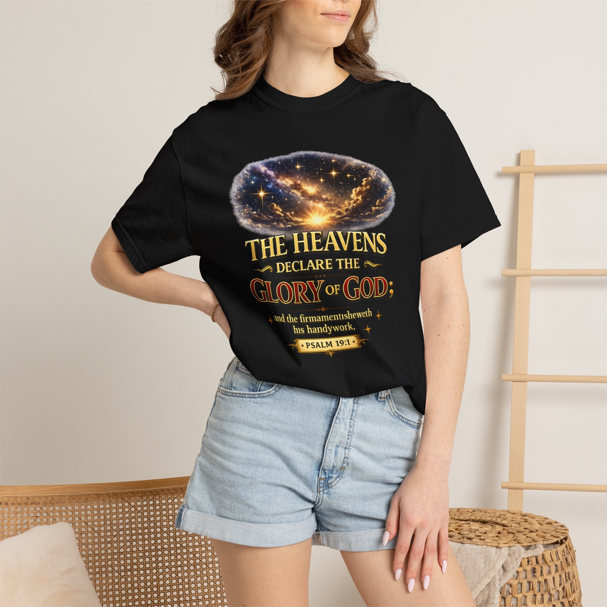 Psalm 19 'The Heavens Declare the Glory of God' T-Shirt
