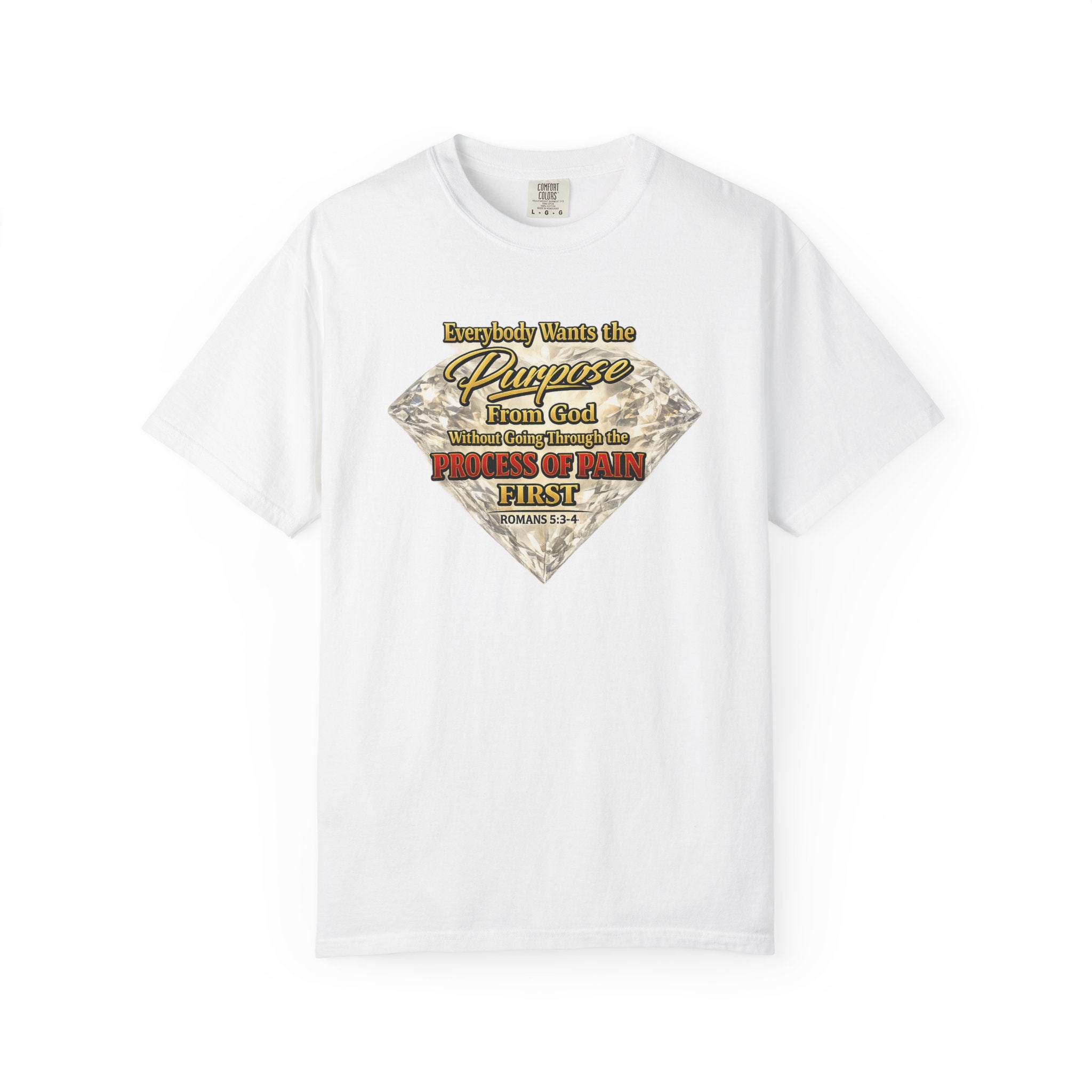 Faith Diamond T-Shirt — "Purpose From God" Inspirational Christian Tee