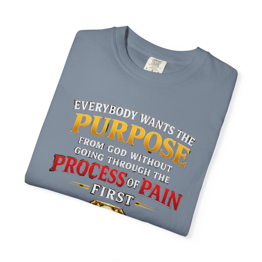 Purpose Through Pain T-Shirt — Romans 5:3-4 Inspirational Faith Tee