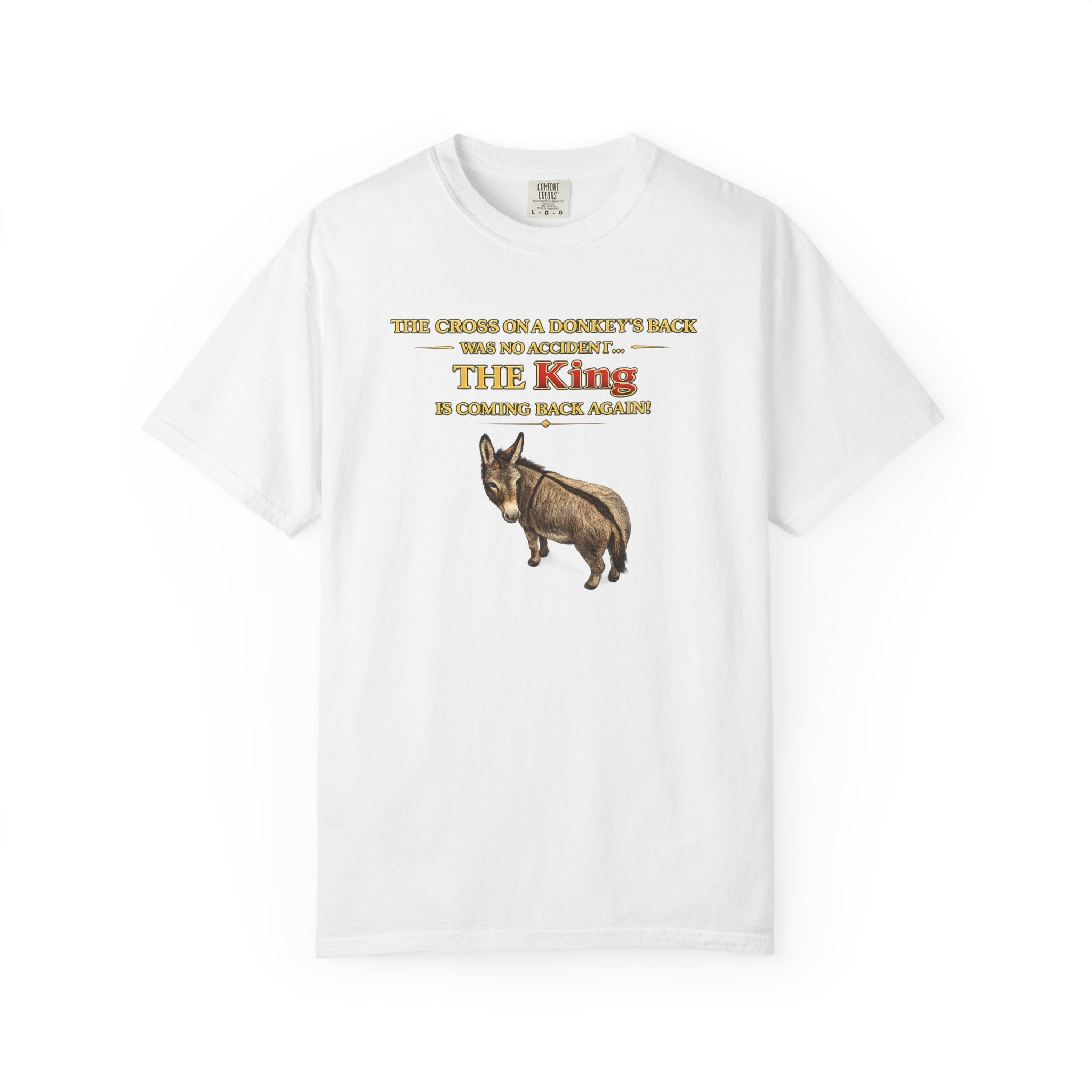 Donkey King T-Shirt — "The King" Vintage Donkey Graphic Tee