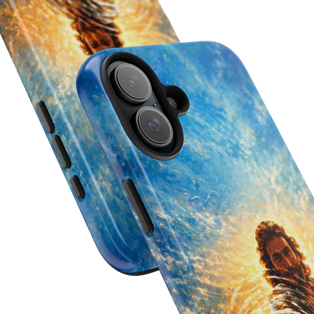 Phone Case — Inspirational Jesus Reach Design, Protective Tough Christian iPhone Cover