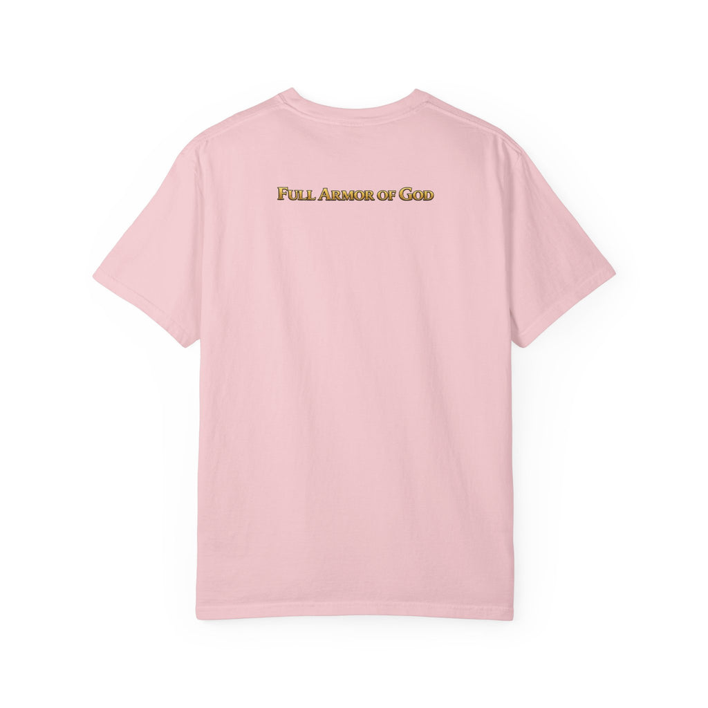 Footprints Bible Verse T-Shirt — "When You Only See One Set of Footprints... He Never Left"