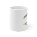 Inspirational Gold Script Coffee Mug — "Pray, Armor of God" Christian Faith Gift
