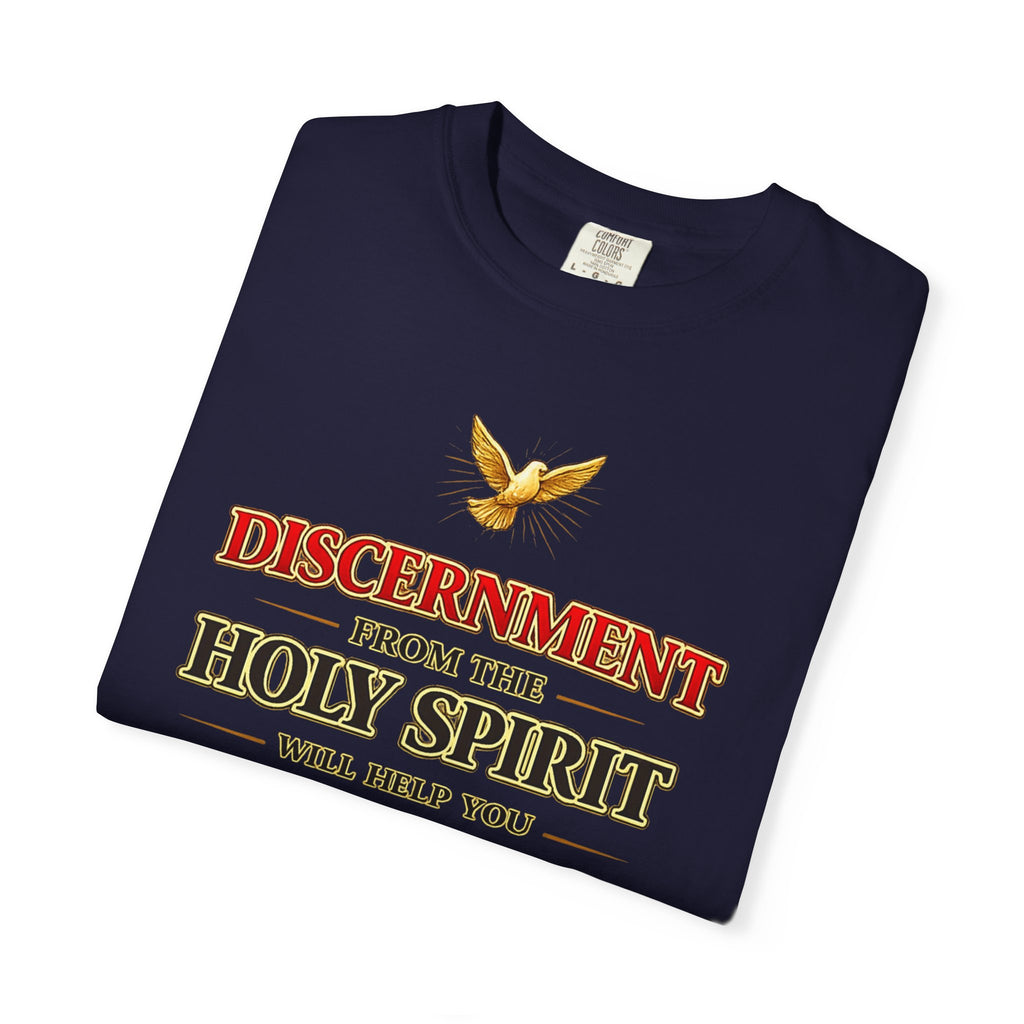 Discernment from the Holy Spirit T-Shirt — Proverbs 3:5-6 Christian Faith Tee