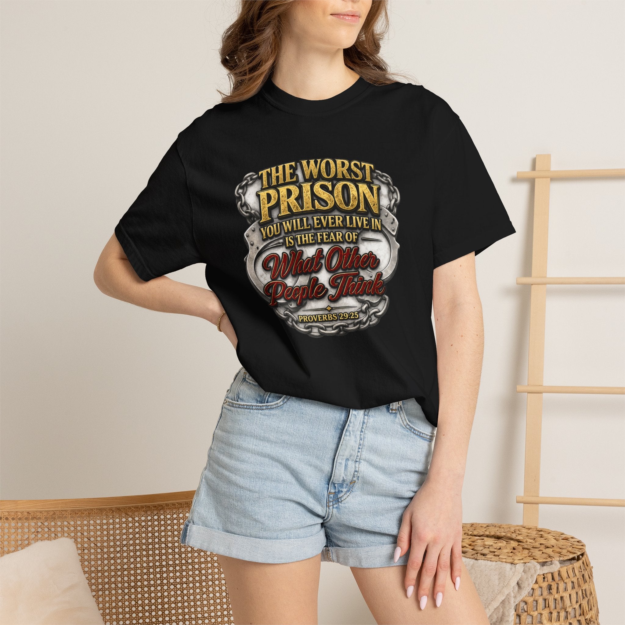T-Shirt — "The Worst Prison" Vintage Motorcycle Graphic Tee