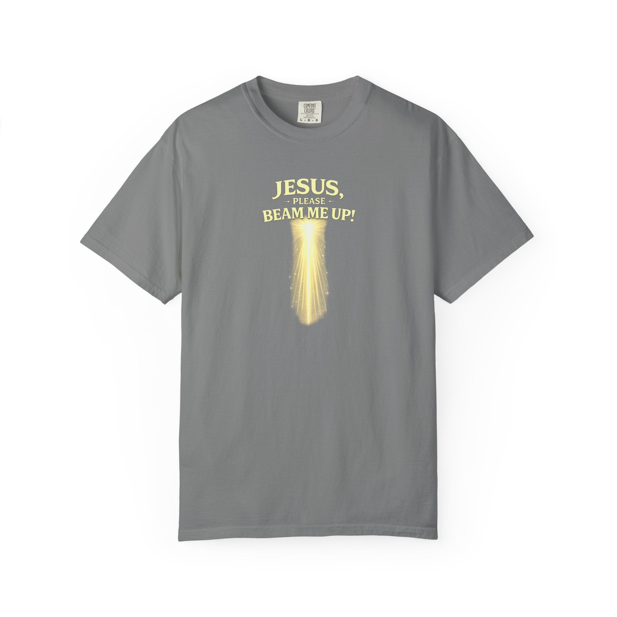 Jesus Please Beam Me Up T-Shirt — Christian Faith Graphic Tee