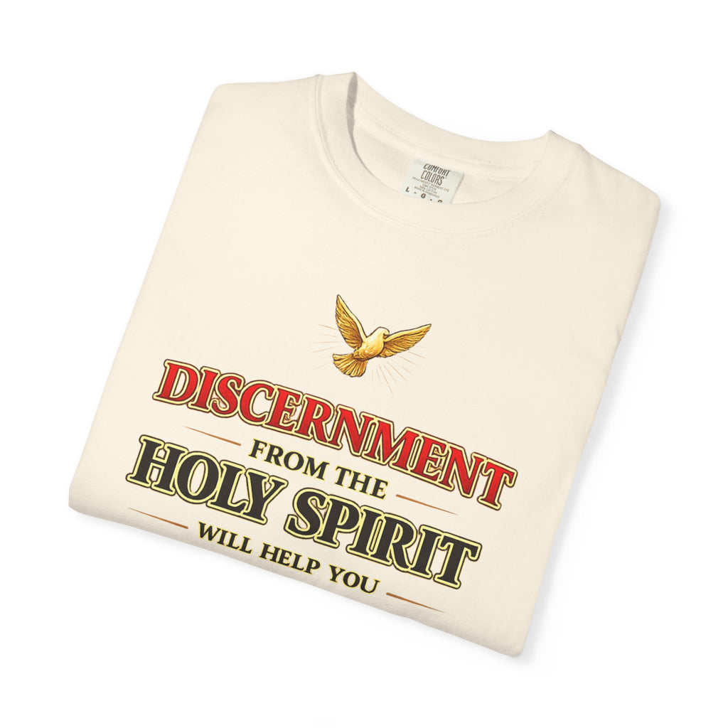 Discernment from the Holy Spirit T-Shirt — Proverbs 3:5-6 Christian Faith Tee