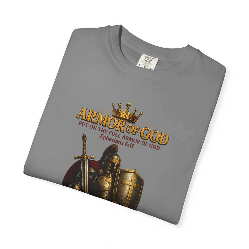 Armor of God T-Shirt — Christian Faith Warrior Faith-Based Tee