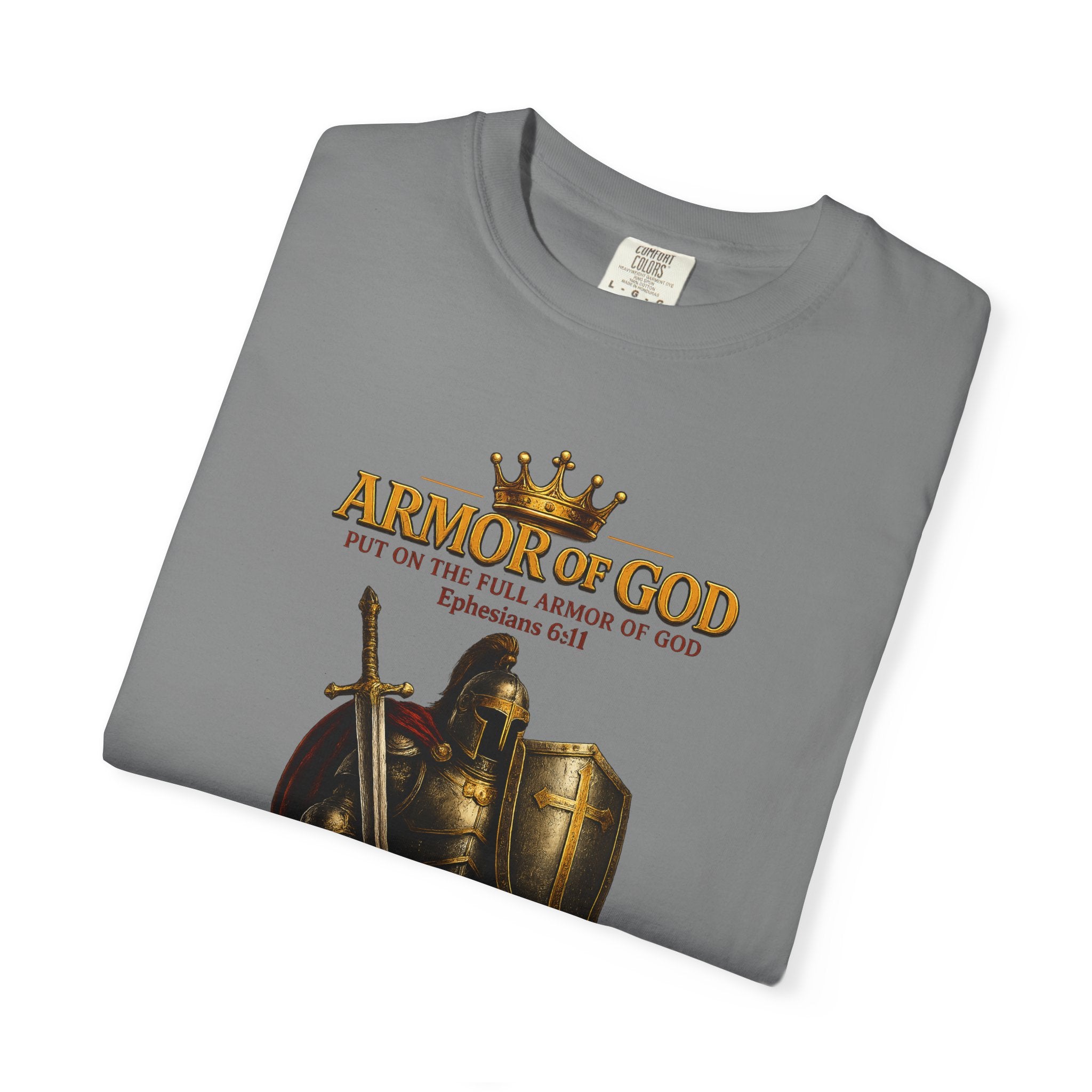 Armor of God T-Shirt — Christian Faith Warrior Faith-Based Tee