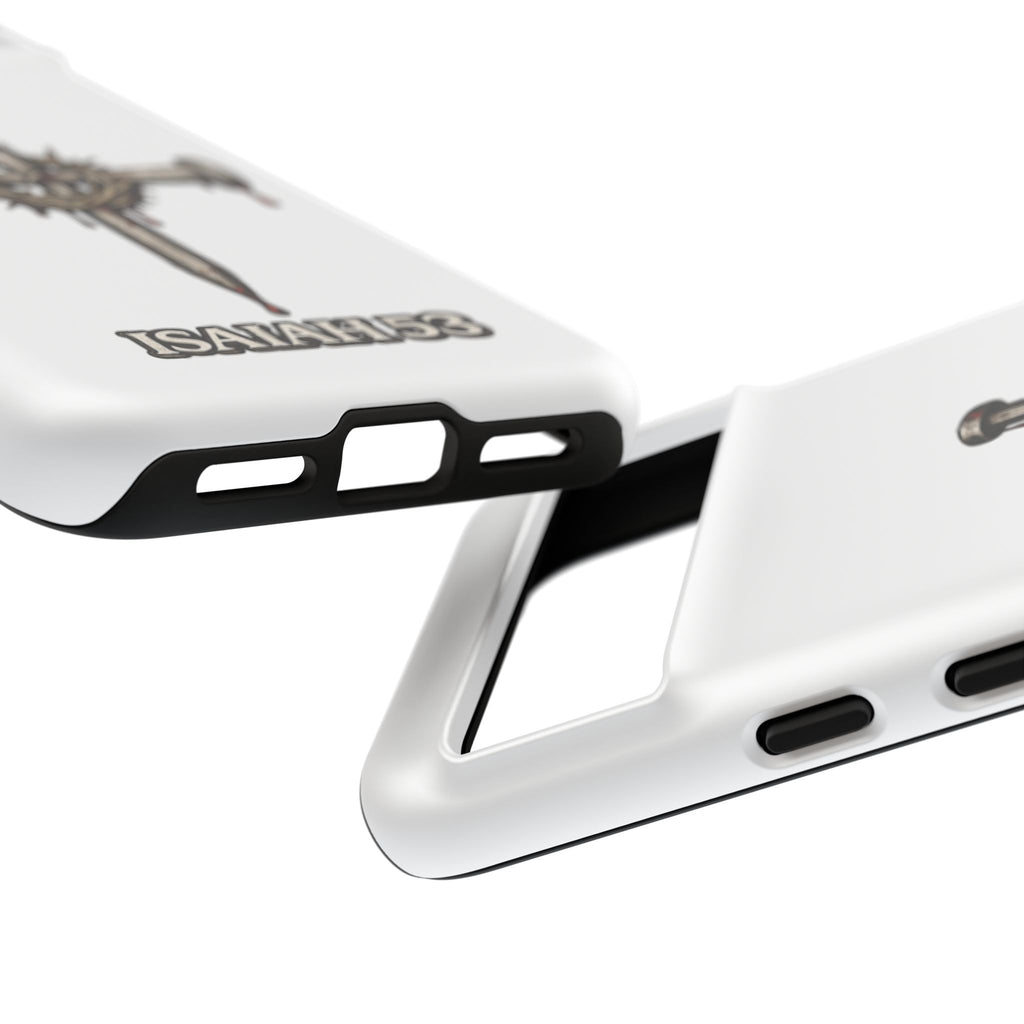 Isaiah 53 Cross Phone Case – Christian Faith Tough Phone Cover