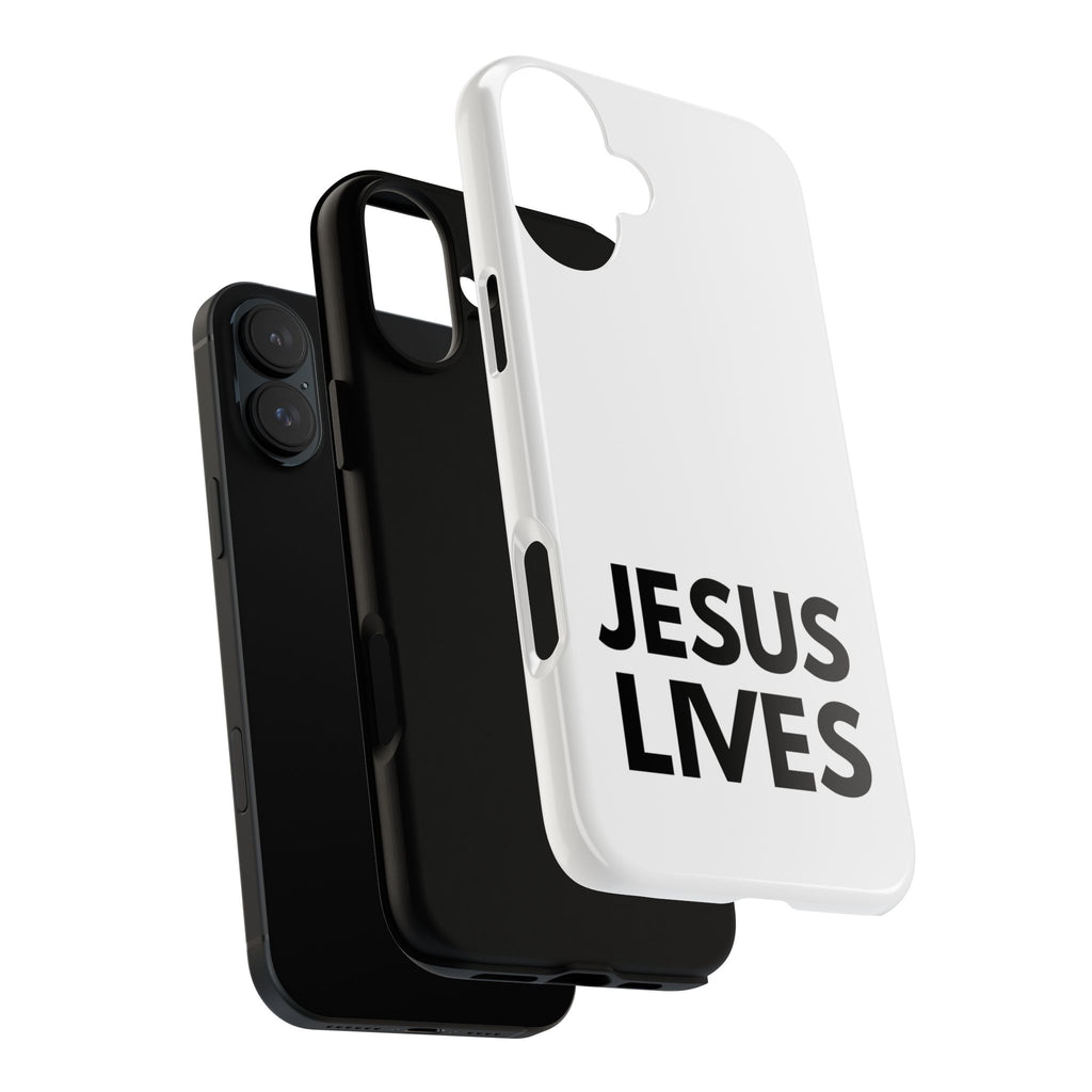 Jesus Lives Phone Case — Christian Faith Protective Phone Cover