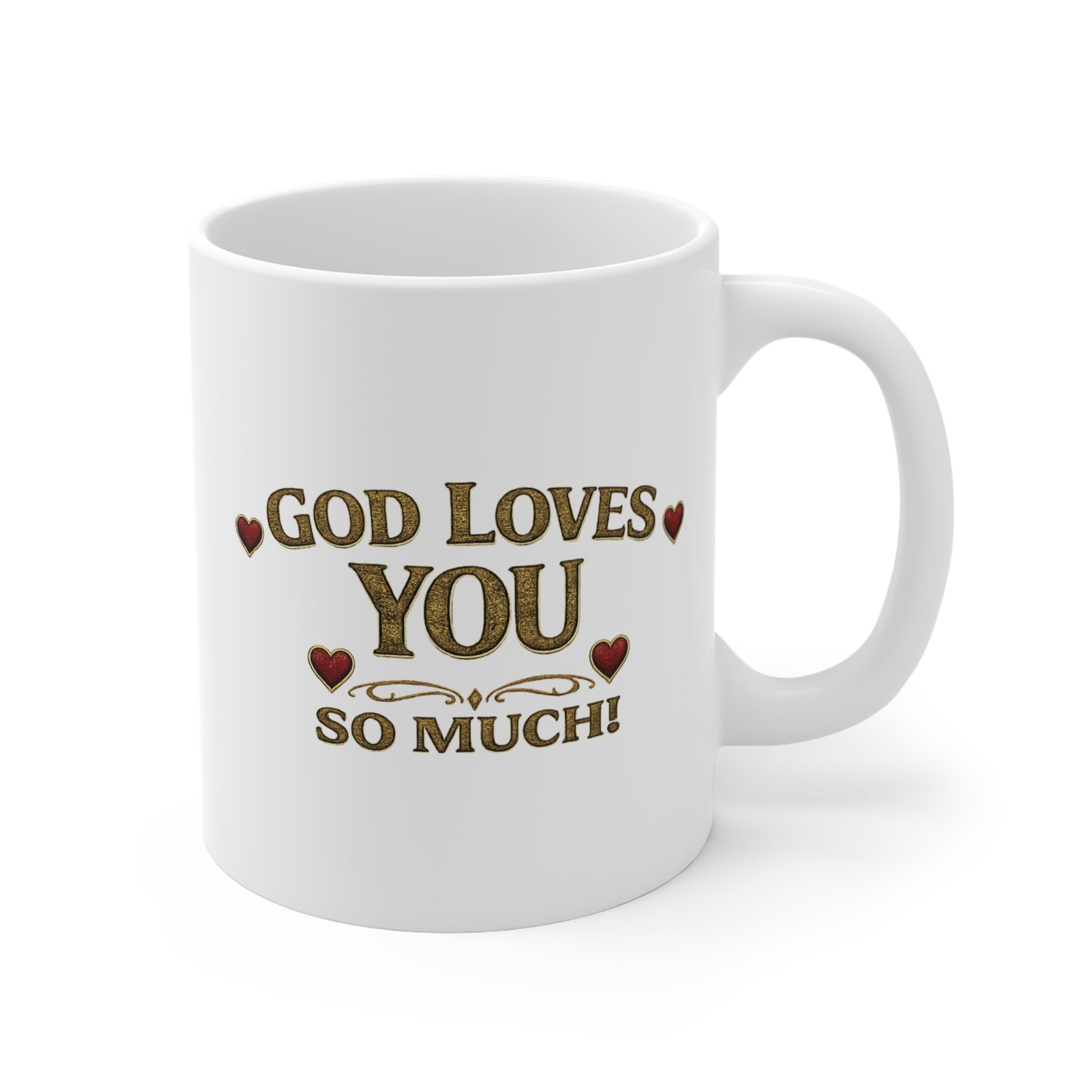 Coffee Lover Mug – “Fellowship of God” Inspirational 11oz Ceramic Coffee Cup