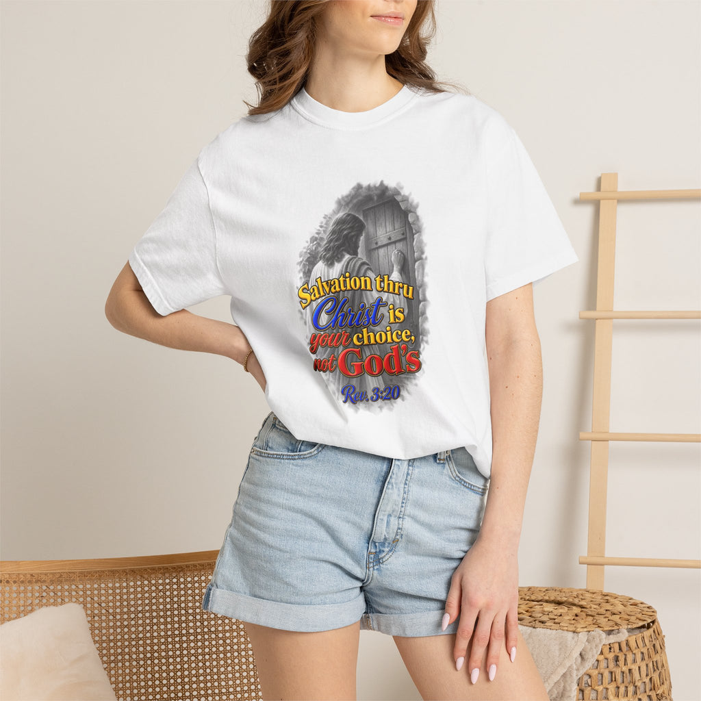 Christian And Faith T-Shirt "Salvation Thru Christ'