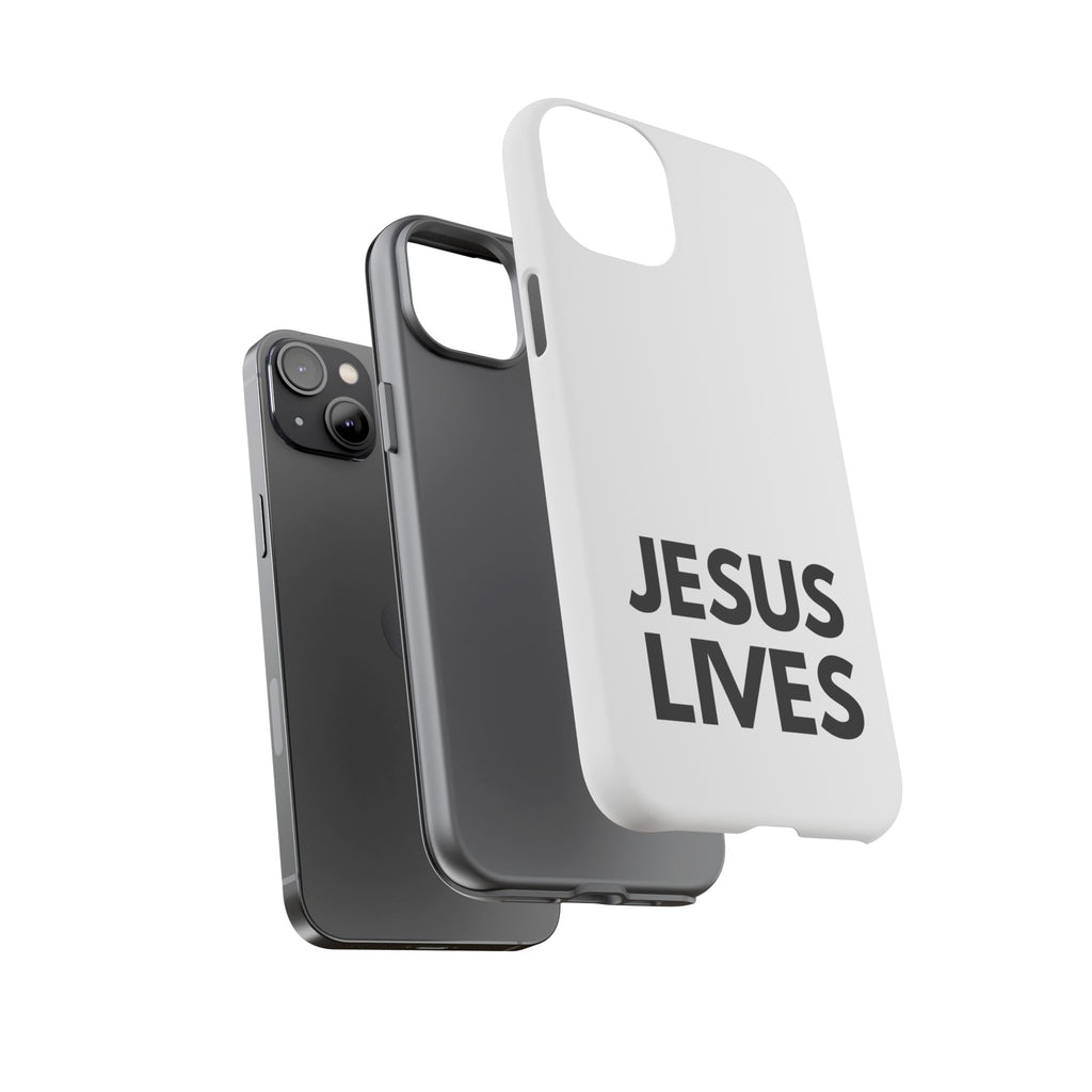 Jesus Lives Phone Case — Christian Faith Protective Phone Cover