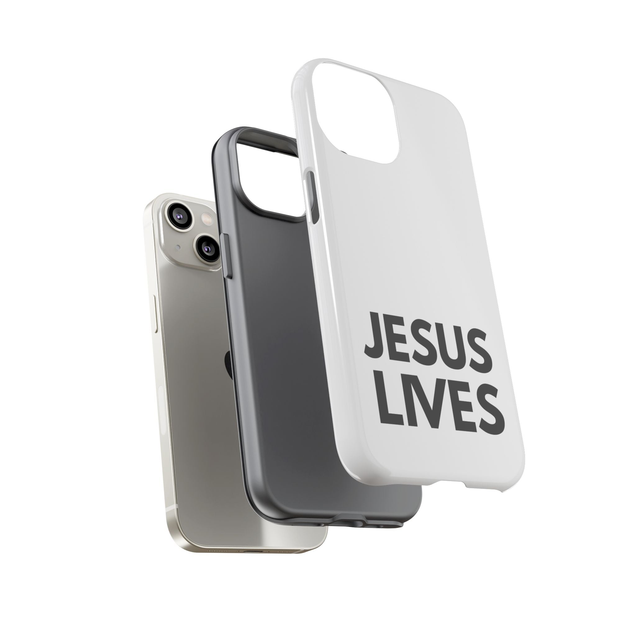 Jesus Lives Phone Case — Christian Faith Protective Phone Cover