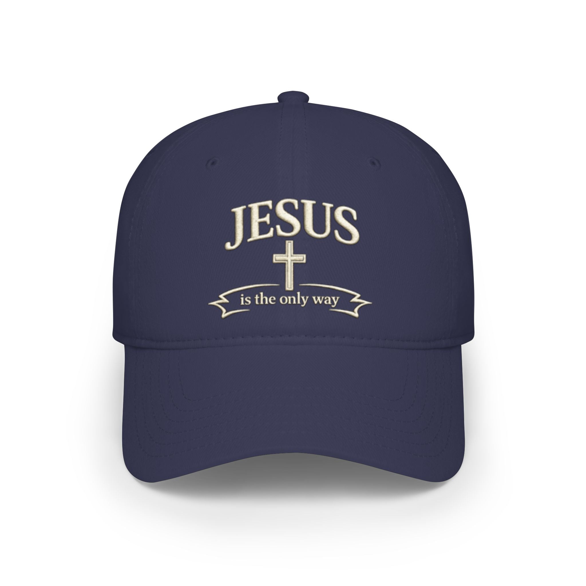 Jesus Is The Only Way Baseball Cap — Christian Faith Low Profile Hat