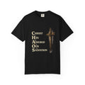 Christian Cross T‑Shirt — "CHAOS: Christ Has Assured Our Salvation" Faith Tee