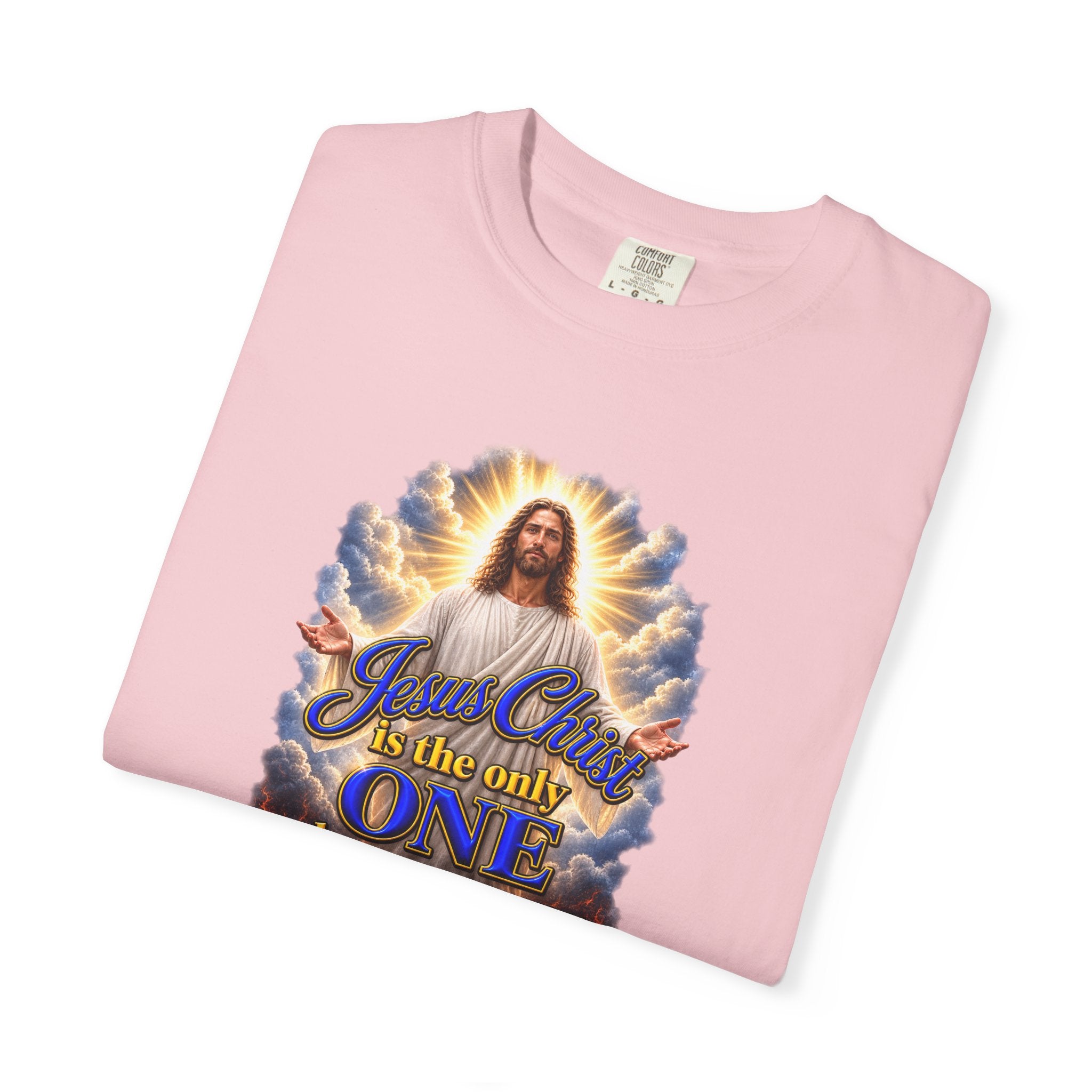 Christian Jesus Graphic T‑Shirt — "Jesus Christ is the only one who can save you from Hell" (Full Armor of God, Religious Faith Tee)