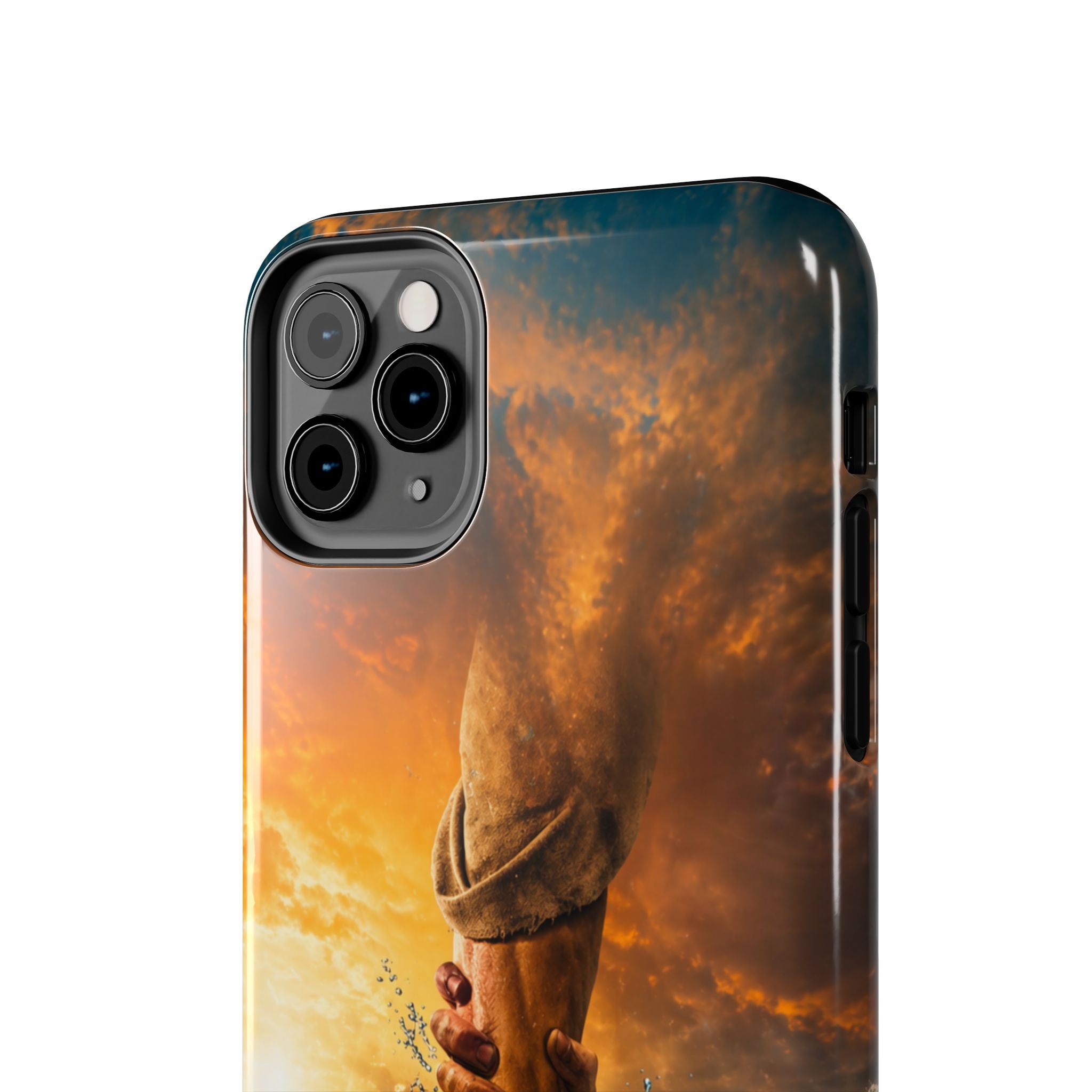 Phone Case — 'He Will Lift You' Inspirational Rescue Design