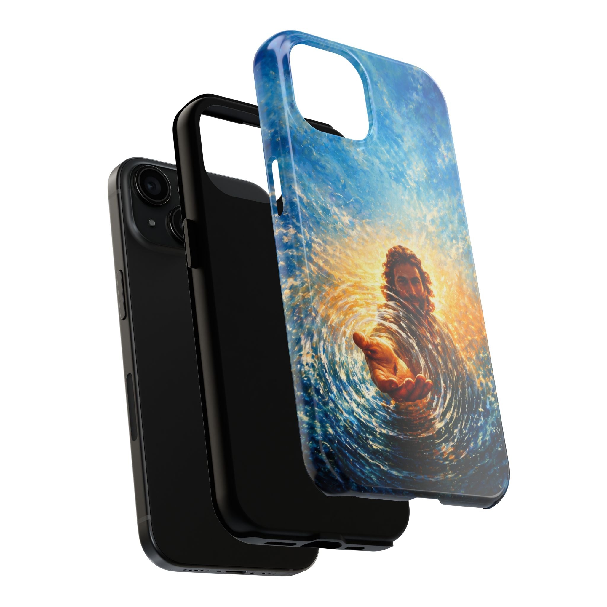 Phone Case — Inspirational Jesus Reach Design, Protective Tough Christian iPhone Cover