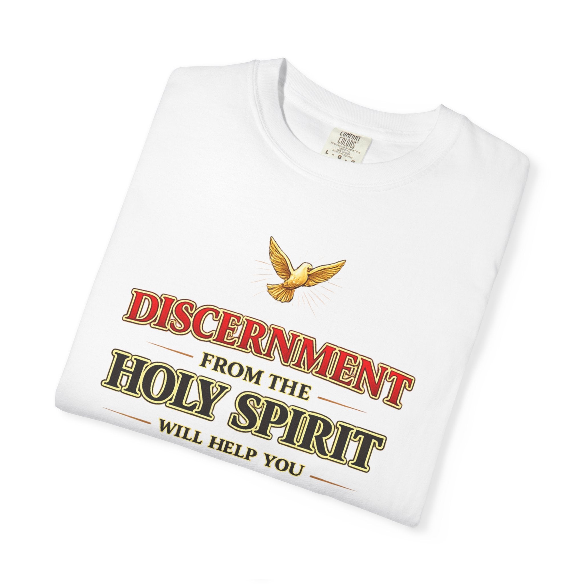 Discernment from the Holy Spirit T-Shirt — Proverbs 3:5-6 Christian Faith Tee