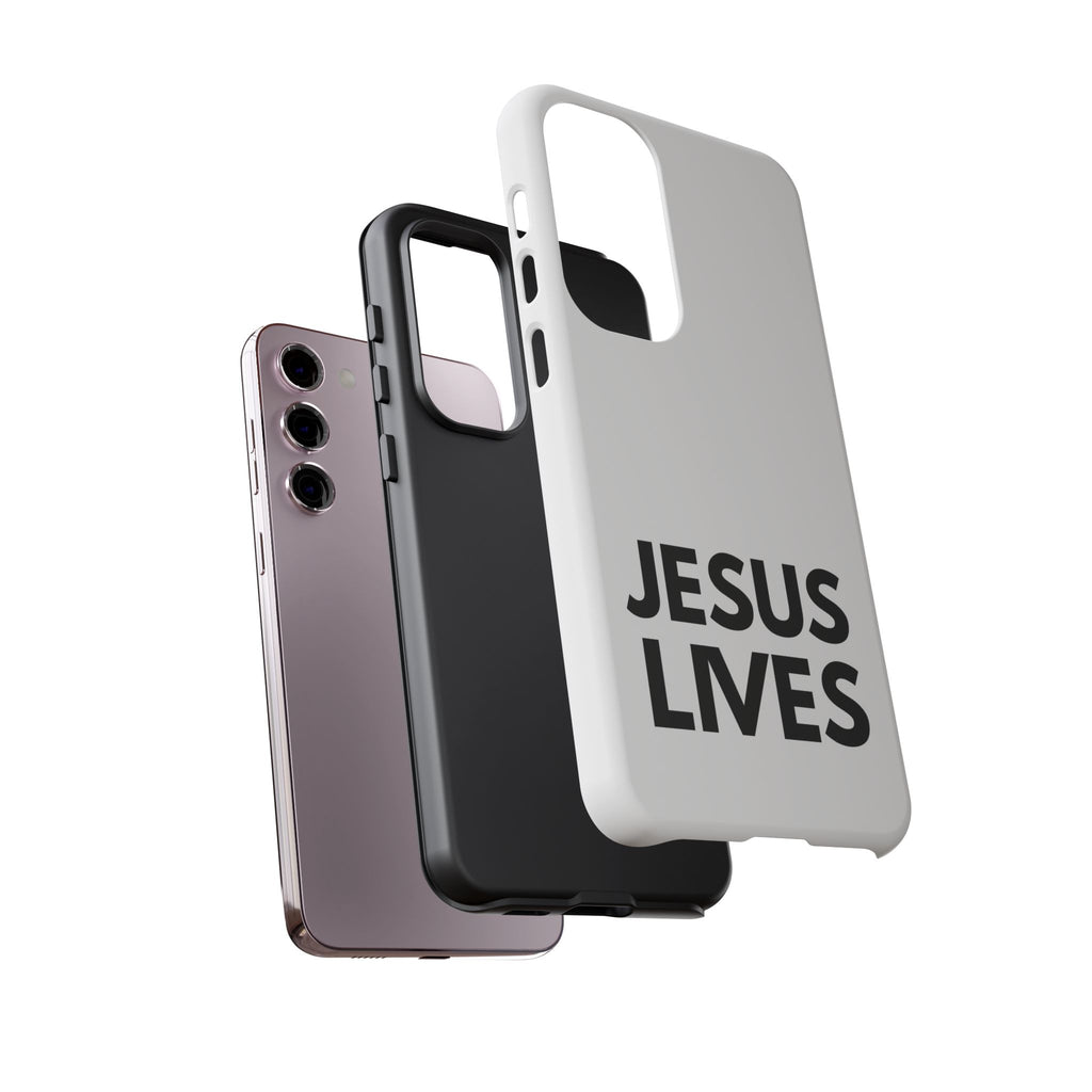 Jesus Lives Phone Case — Christian Faith Protective Phone Cover