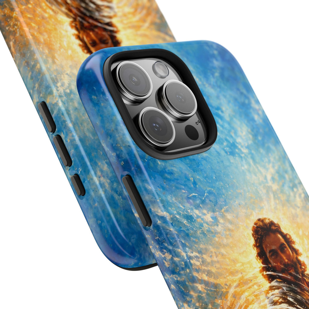 Phone Case — Inspirational Jesus Reach Design, Protective Tough Christian iPhone Cover