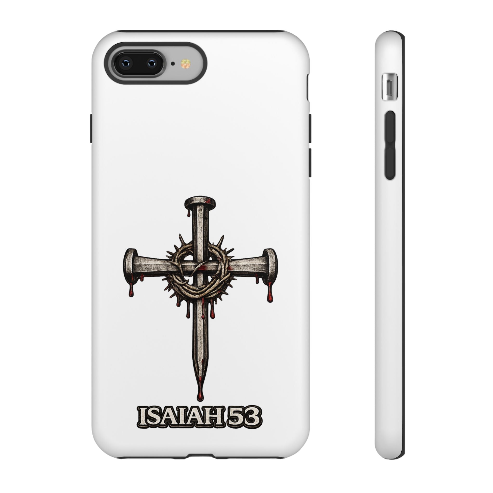 Isaiah 53 Cross Phone Case – Christian Faith Tough Phone Cover