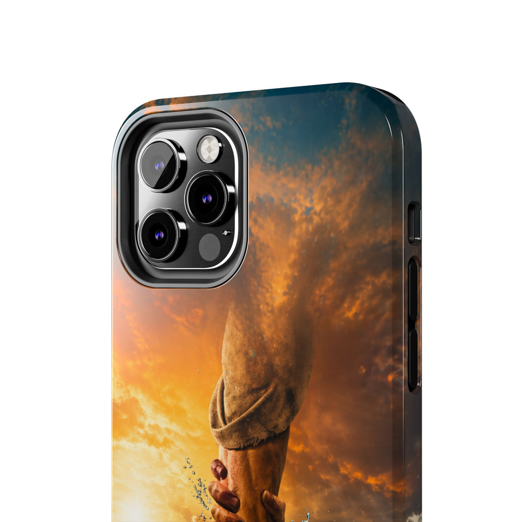 Phone Case — 'He Will Lift You' Inspirational Rescue Design