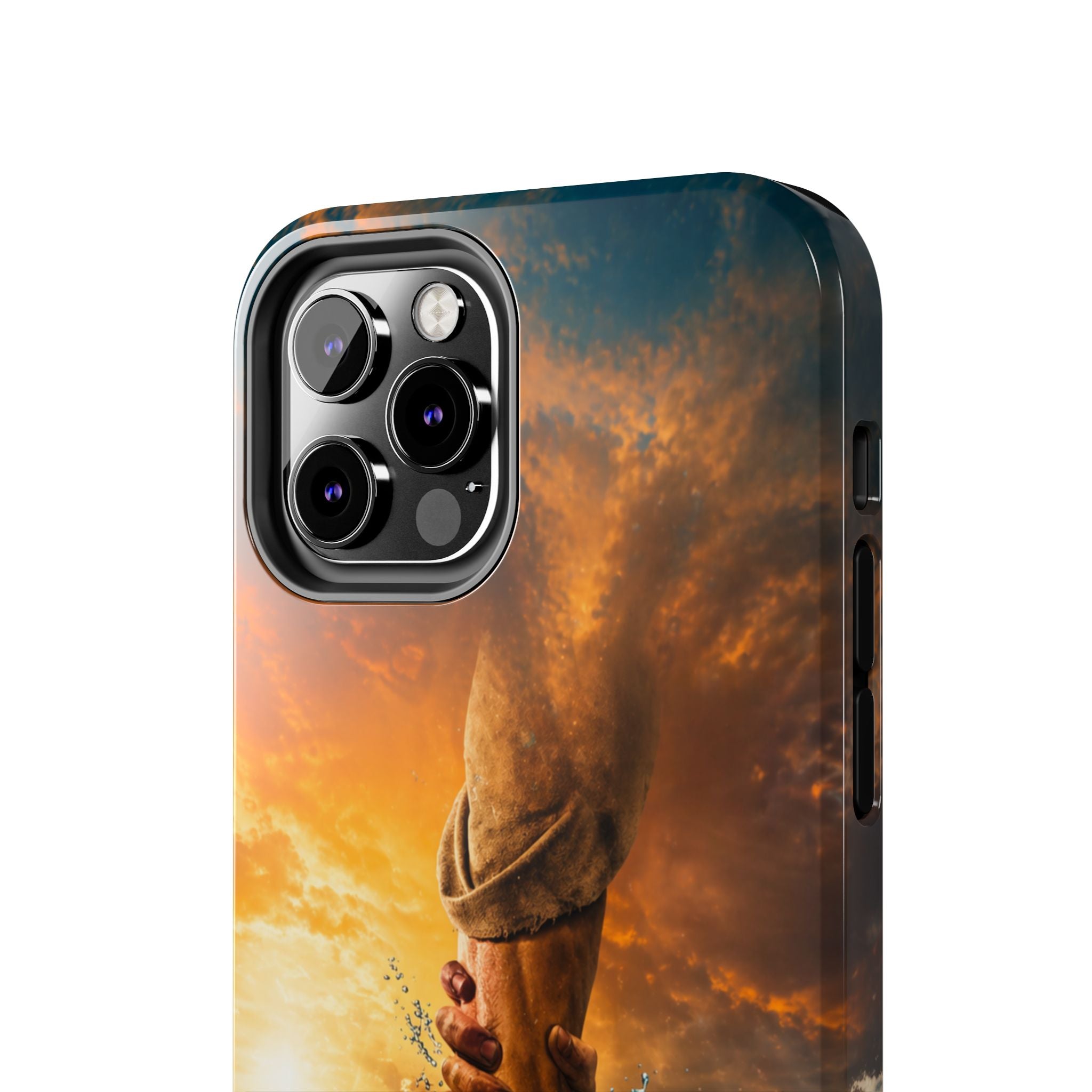 Phone Case — 'He Will Lift You' Inspirational Rescue Design