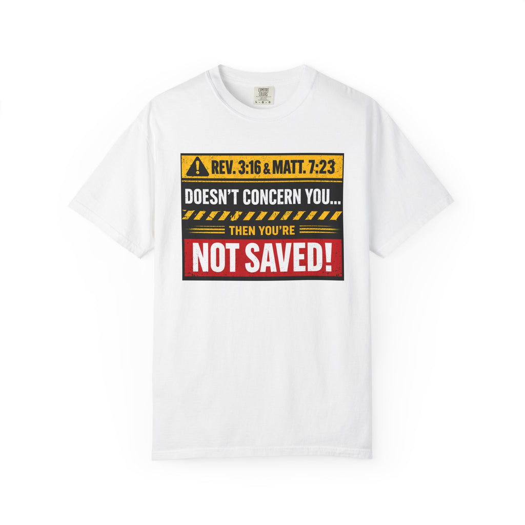 "Doesn't Concern You" faith tee - Light Colors